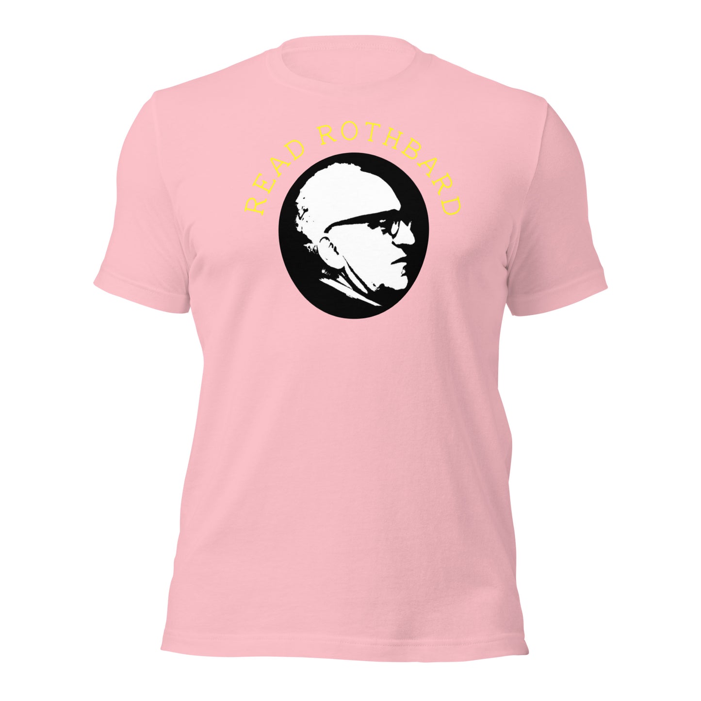 Anarchy Wear Gold on Pastels "Read Rothbard" Unisex t-shirt