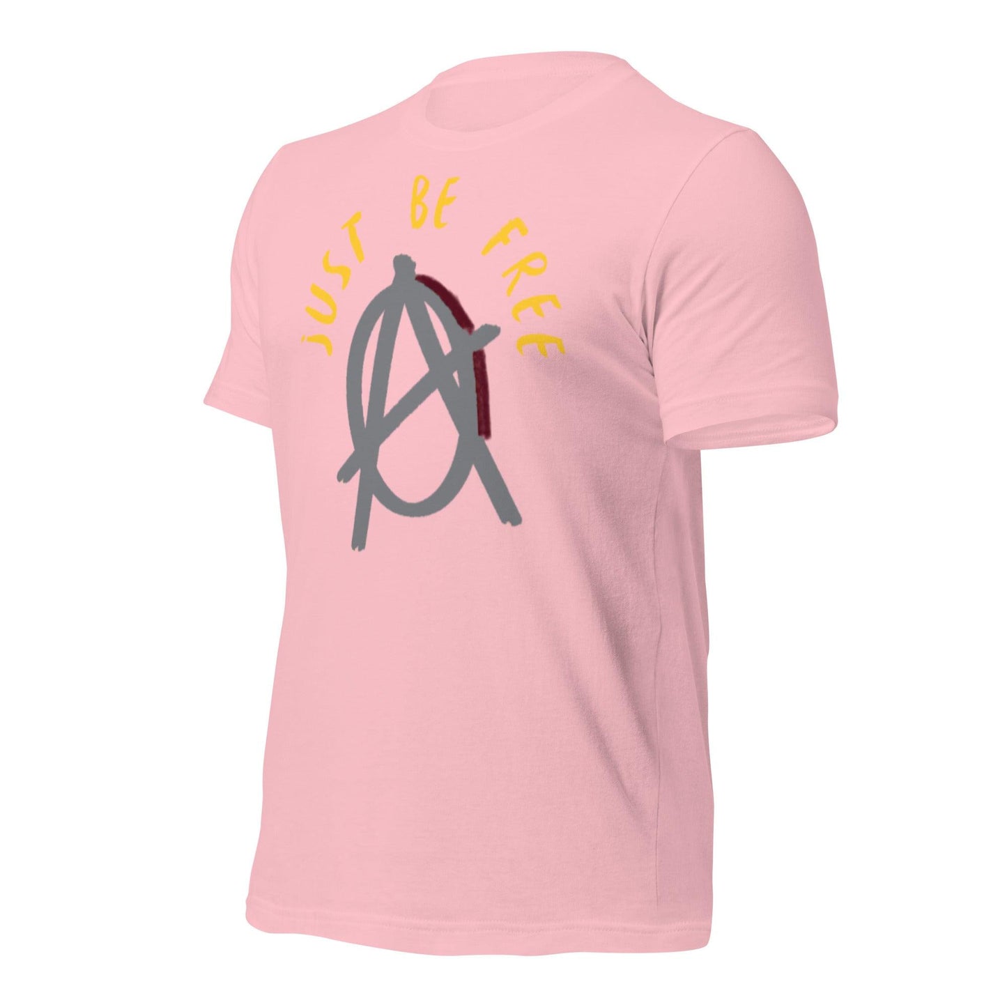 Anarchy Wear "Just Be Free" Grey Pastels Unisex t-shirt - AnarchyWear
