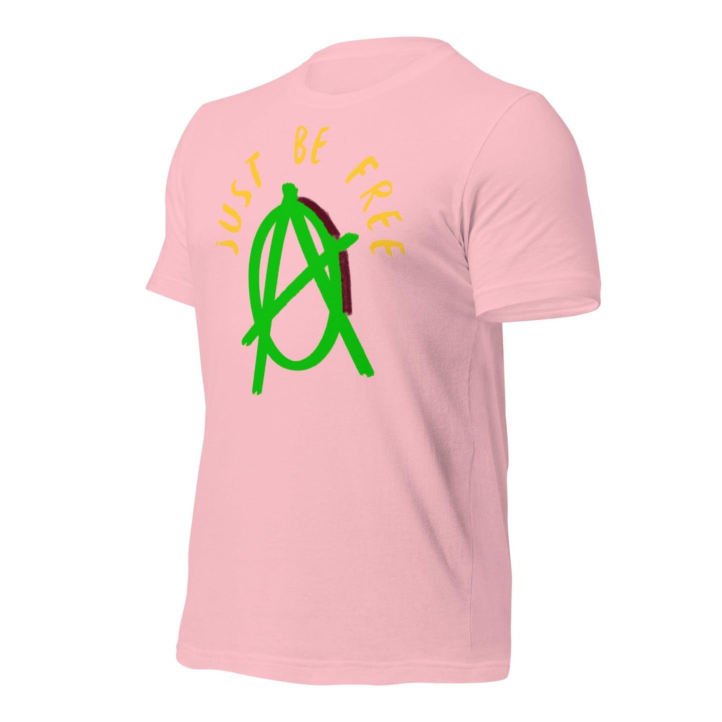 Anarchy Wear "Just Be Free" Green Pastels Unisex t-shirt - AnarchyWear