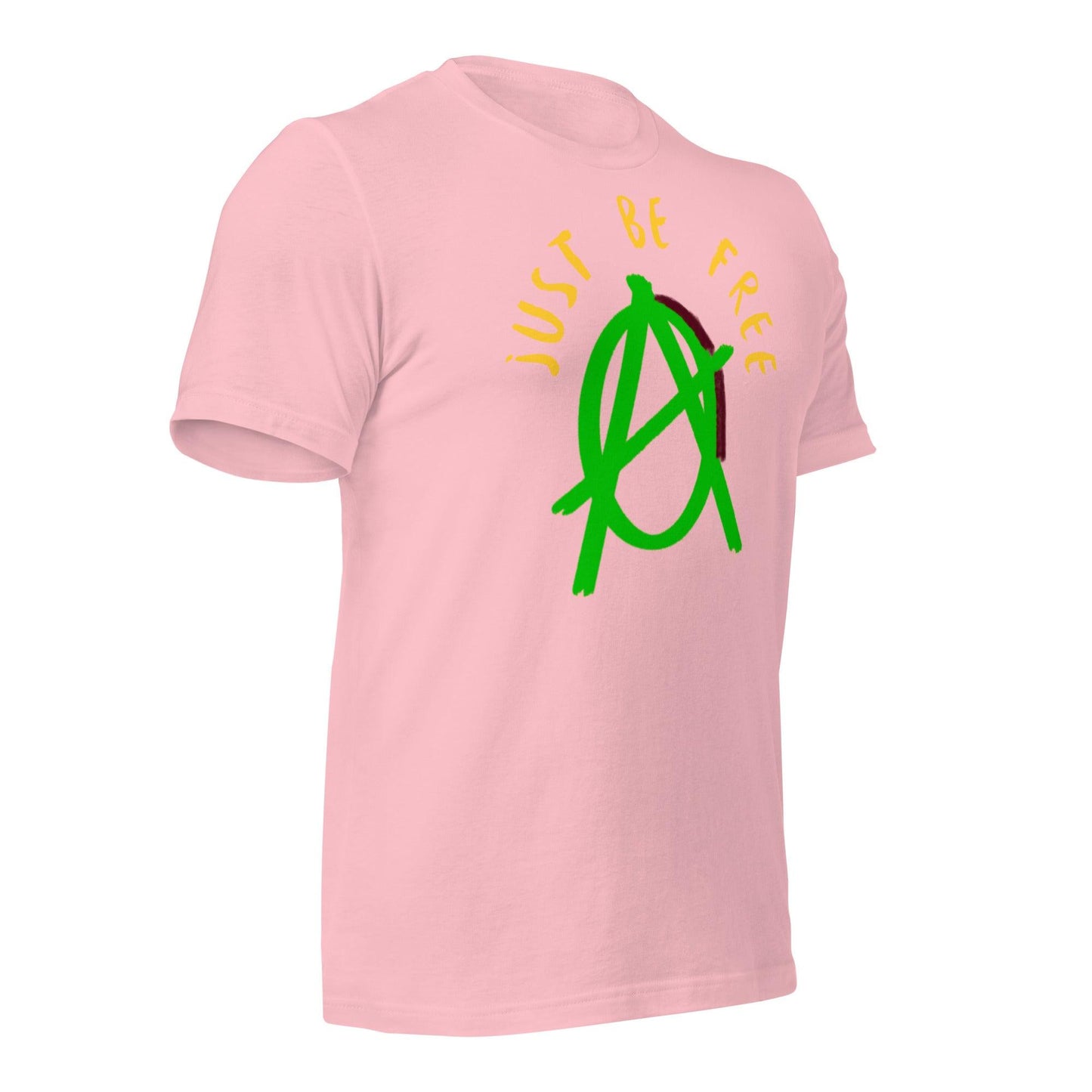 Anarchy Wear "Just Be Free" Green Pastels Unisex t-shirt - AnarchyWear