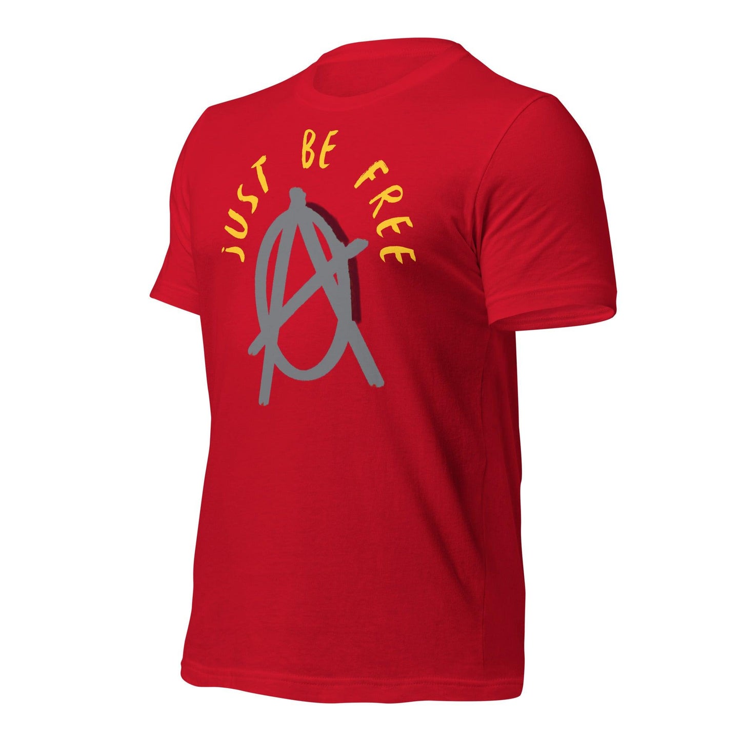 Anarchy Wear "Just Be Free" Agora Grey Unisex t-shirt - AnarchyWear