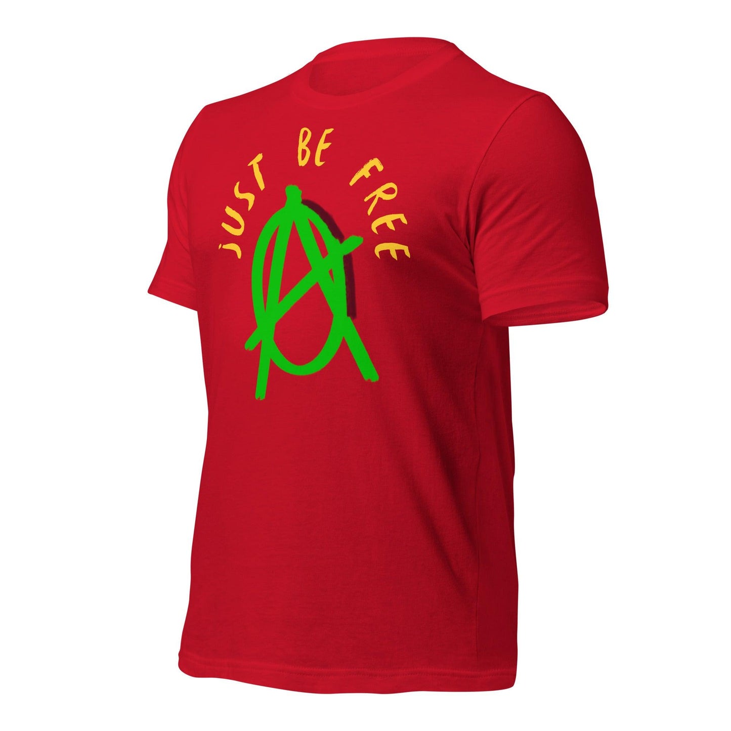 Anarchy Wear "Just Be Free" Green Unisex t-shirt - AnarchyWear