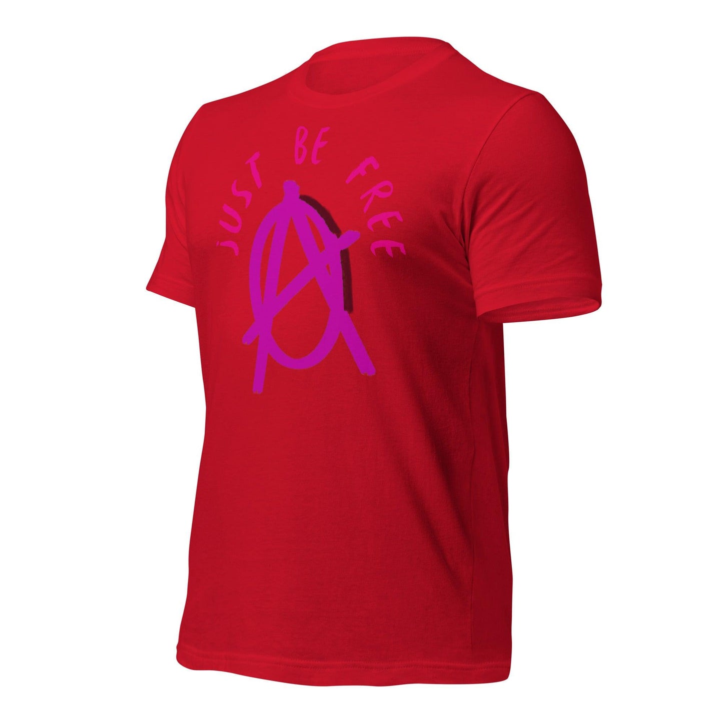 Anarchy Wear "Just Be Free" Pink Unisex t-shirt - AnarchyWear
