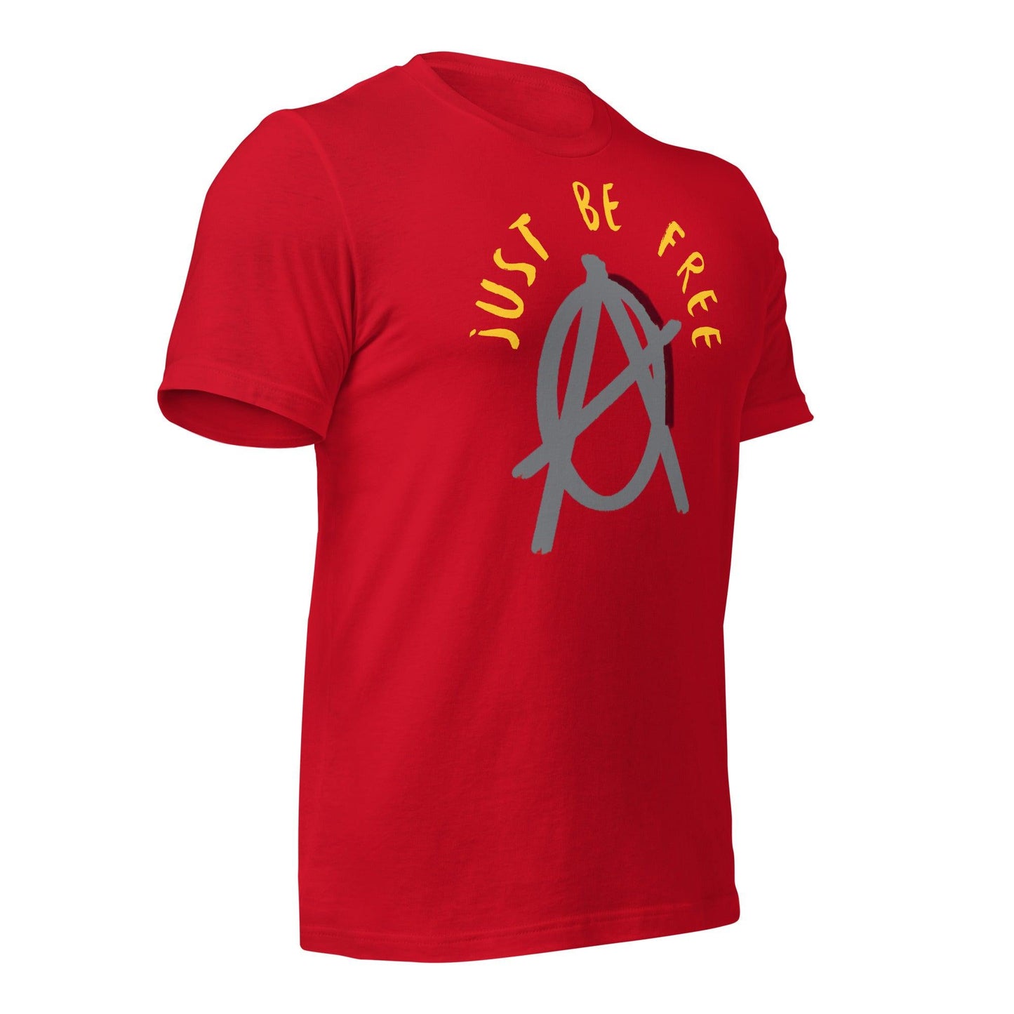 Anarchy Wear "Just Be Free" Agora Grey Unisex t-shirt - AnarchyWear