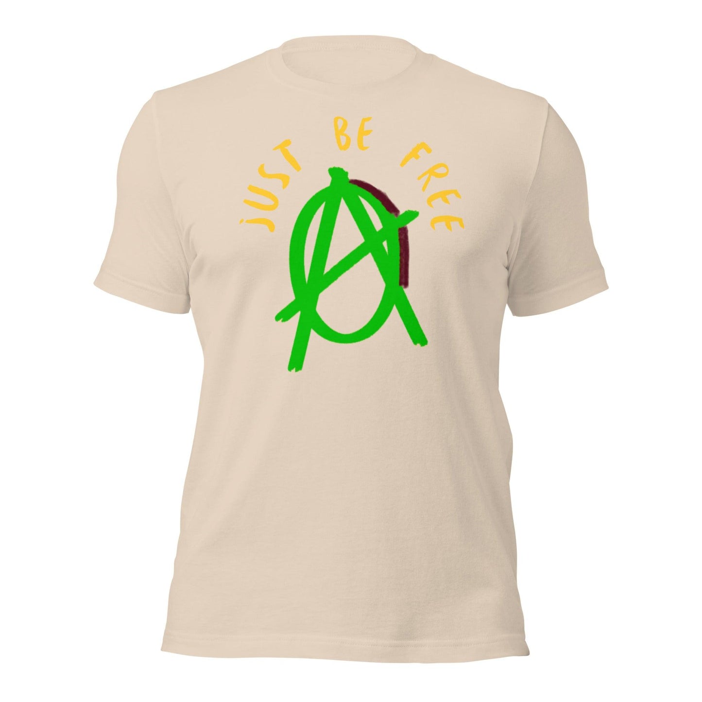Anarchy Wear "Just Be Free" Green Pastels Unisex t-shirt - AnarchyWear