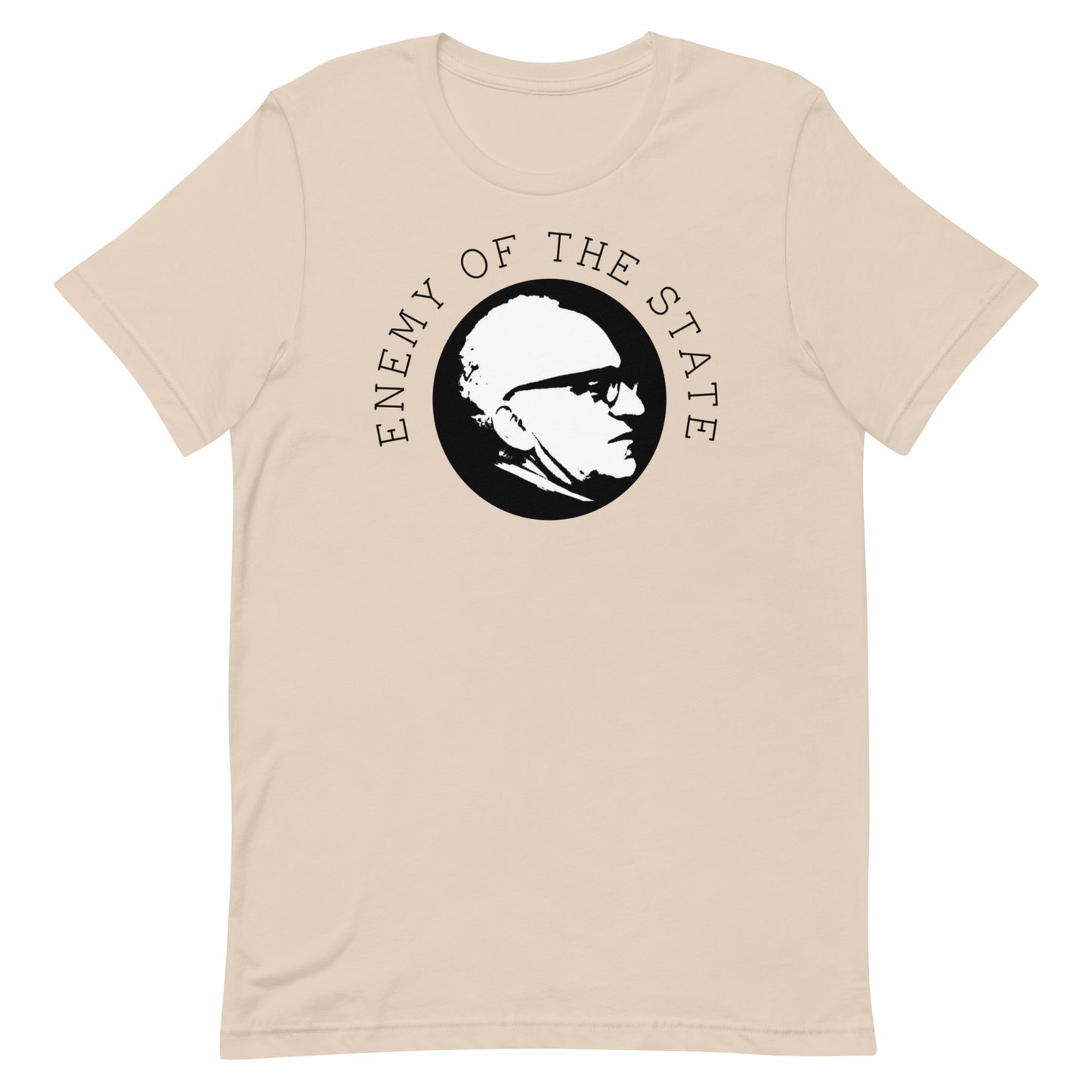Anarchy Wear Black on Pastels "Enemy of The State" Unisex t-shirt
