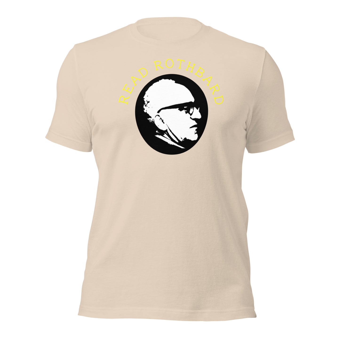 Anarchy Wear Gold on Pastels "Read Rothbard" Unisex t-shirt