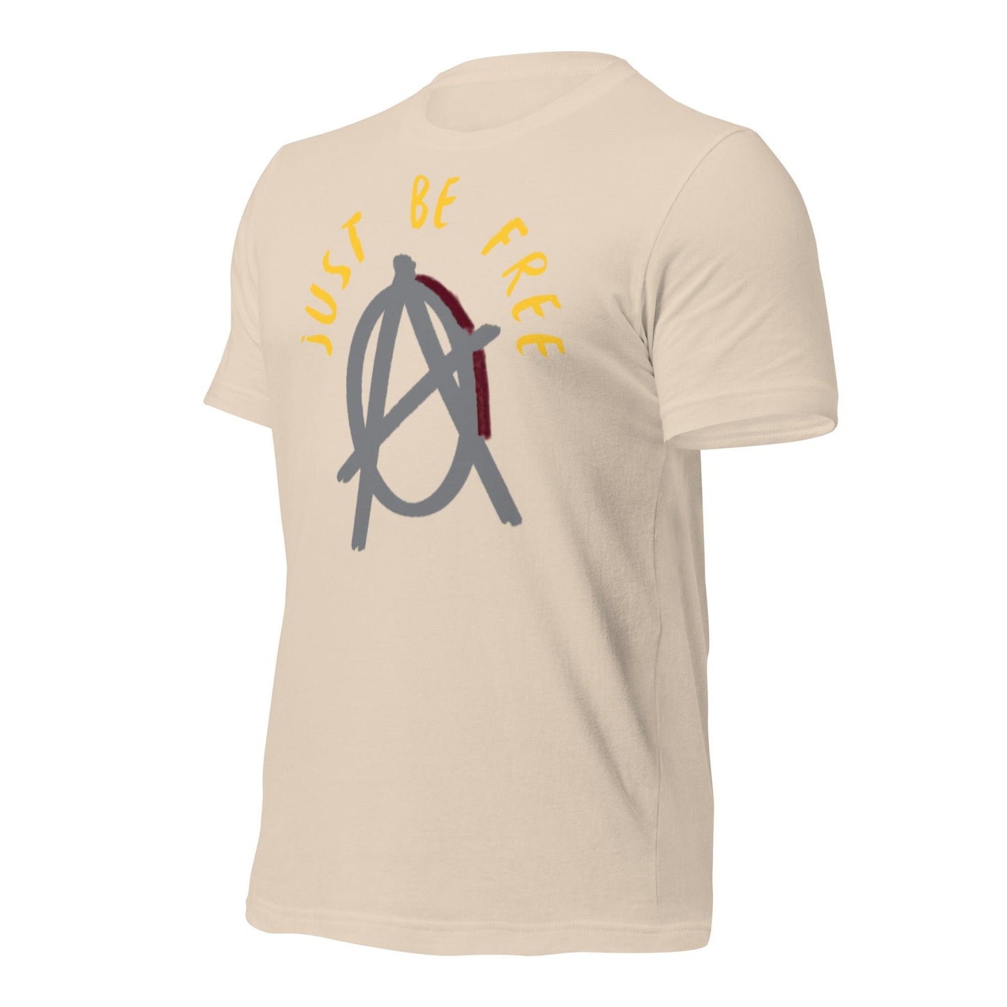 Anarchy Wear "Just Be Free" Grey Pastels Unisex t-shirt - AnarchyWear