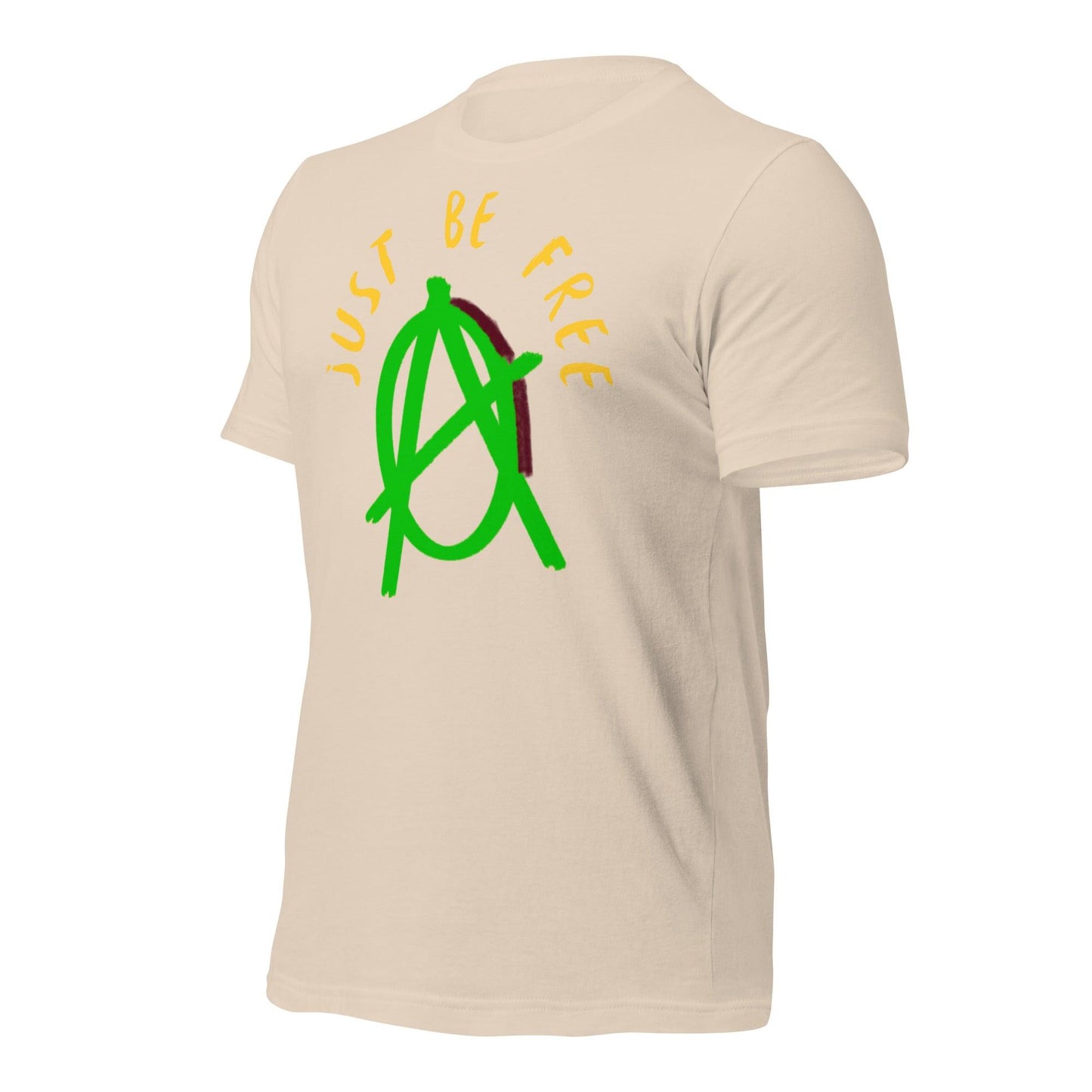 Anarchy Wear "Just Be Free" Green Pastels Unisex t-shirt - AnarchyWear