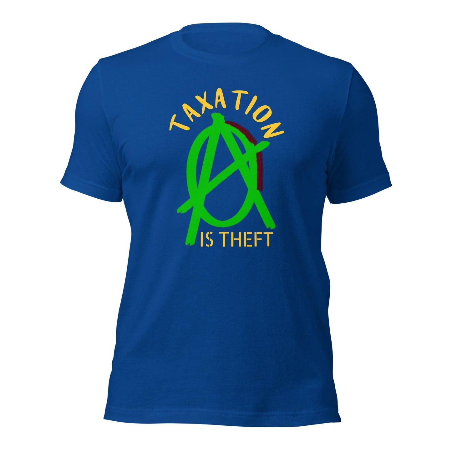 Anarchy Wear Green "Taxation Is Theft" Unisex t-shirt - AnarchyWear