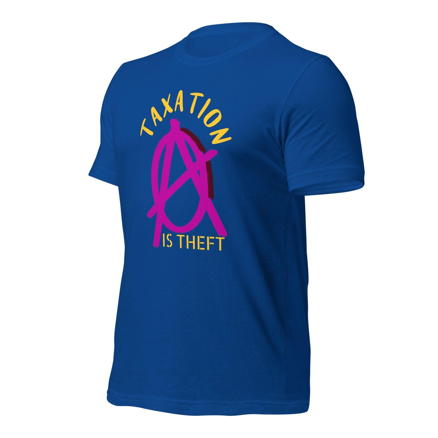 Anarchy Wear Pink "Taxation Is Theft" Unisex t-shirt - AnarchyWear