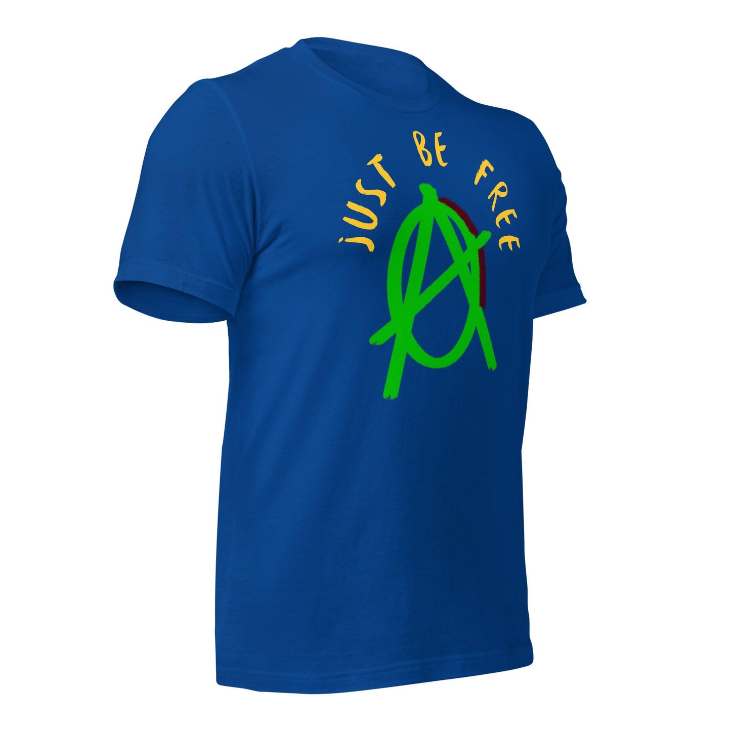 Anarchy Wear "Just Be Free" Green Unisex t-shirt - AnarchyWear