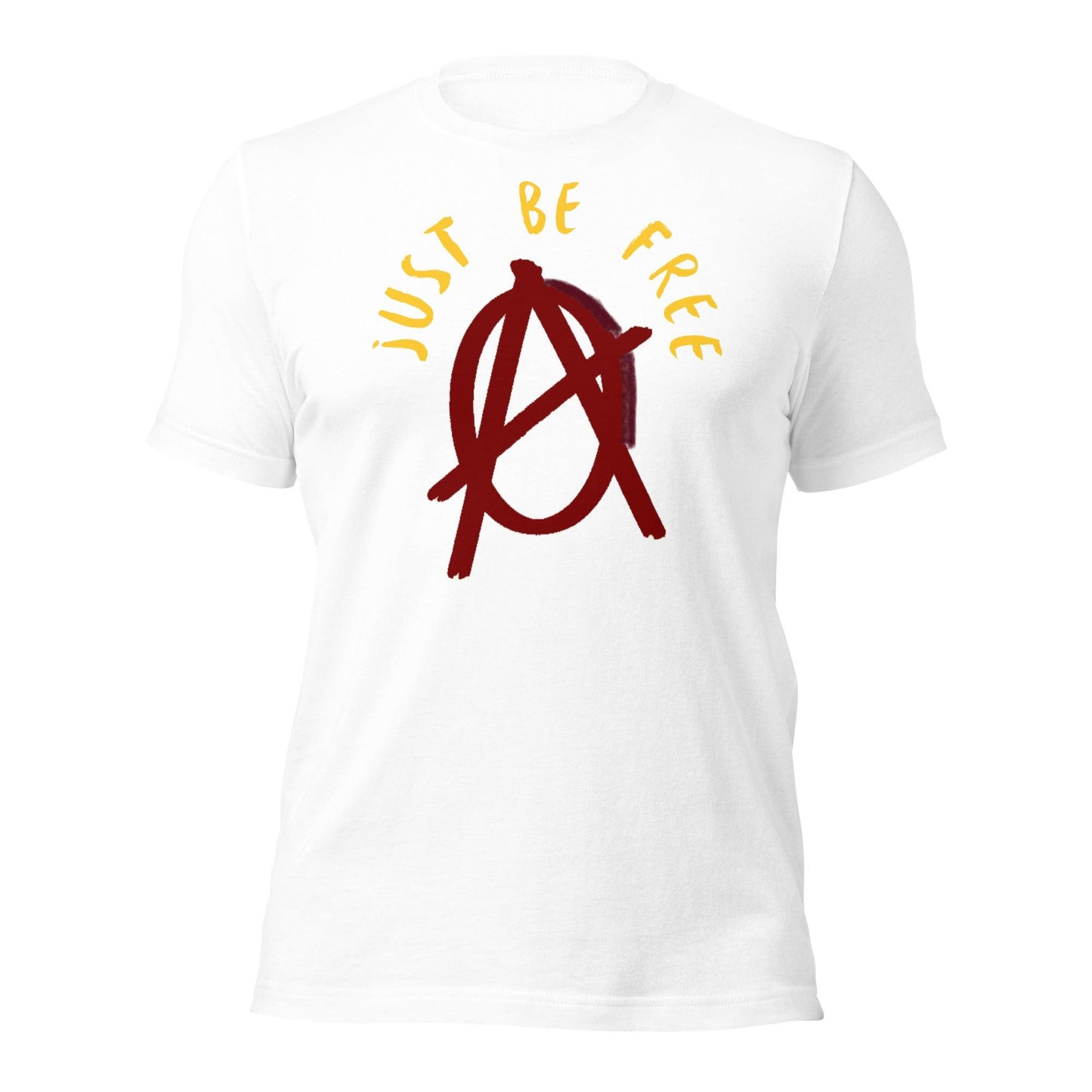 Anarchy Wear "Just Be Free" Red Pastels Unisex t-shirt - AnarchyWear