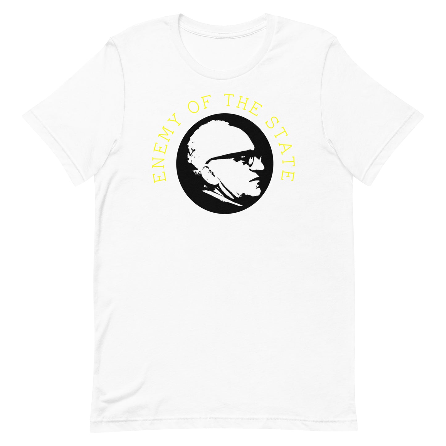 Anarchy Wear Gold on Pastels "Enemy of The State" Unisex t-shirt