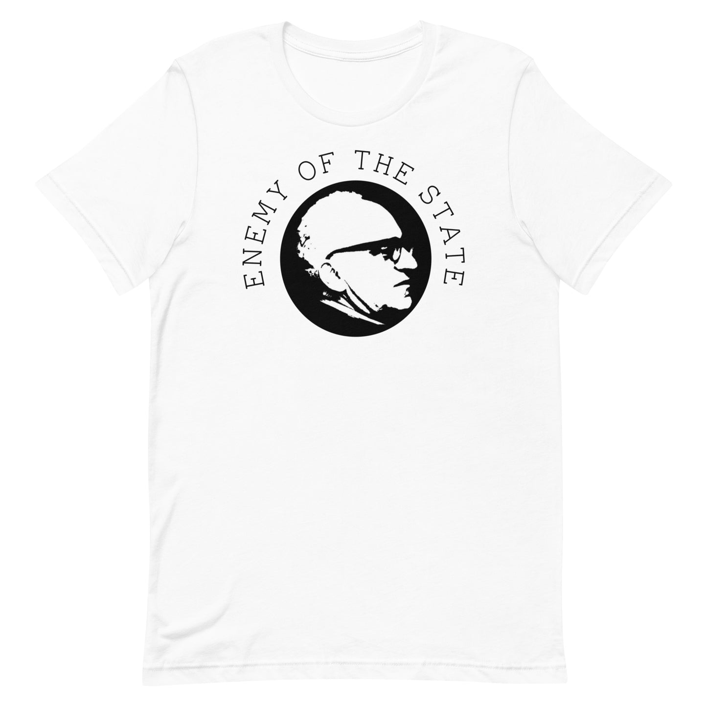 Anarchy Wear Black on Pastels "Enemy of The State" Unisex t-shirt