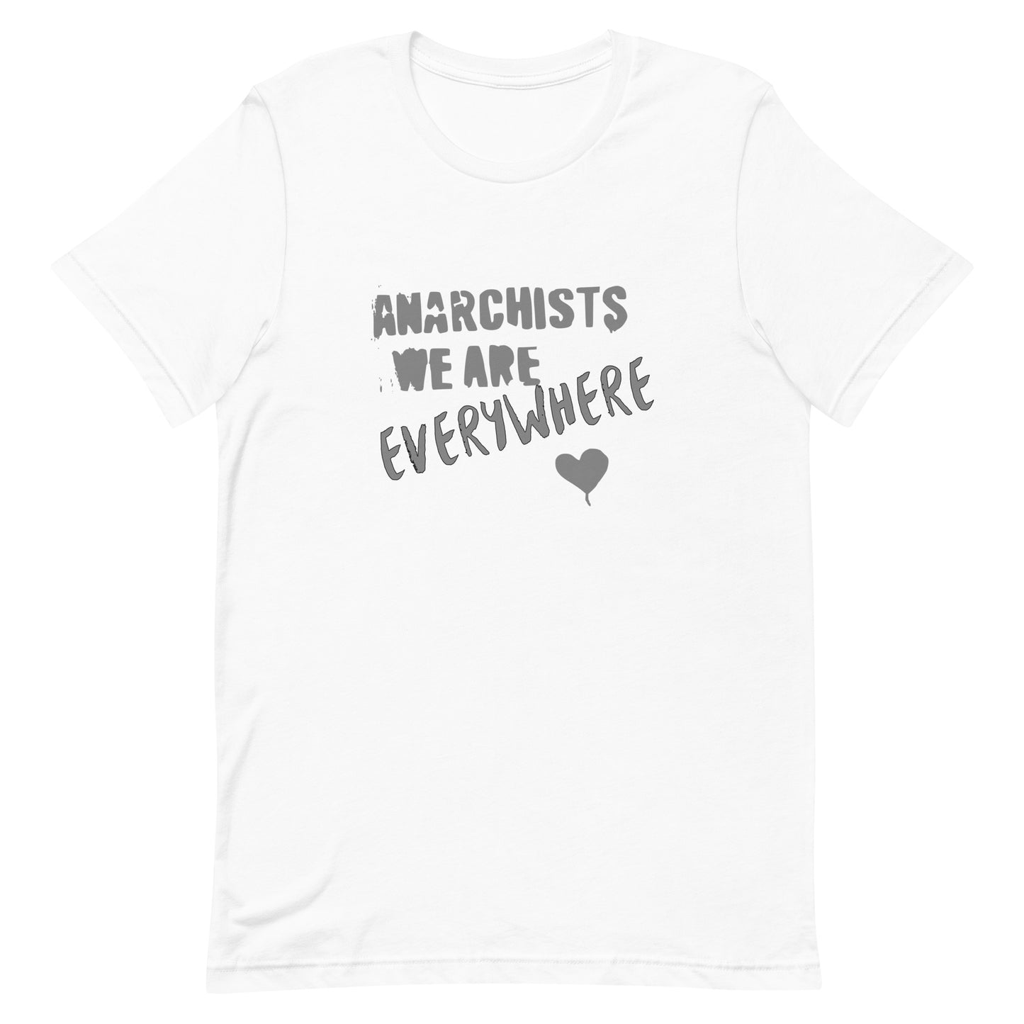 Anarchy Wear "We Are Every Where" Agora Grey Unisex t-shirt