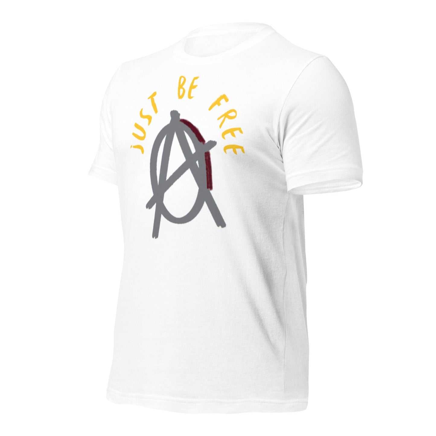Anarchy Wear "Just Be Free" Grey Pastels Unisex t-shirt - AnarchyWear