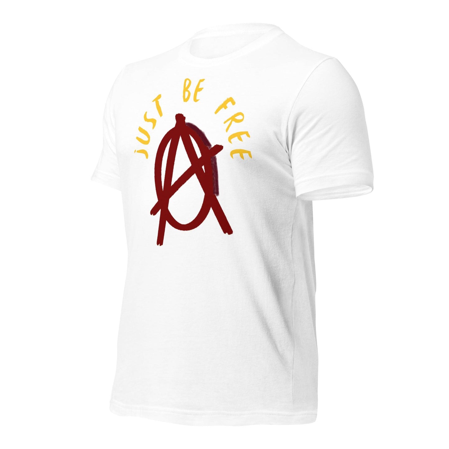 Anarchy Wear "Just Be Free" Red Pastels Unisex t-shirt - AnarchyWear