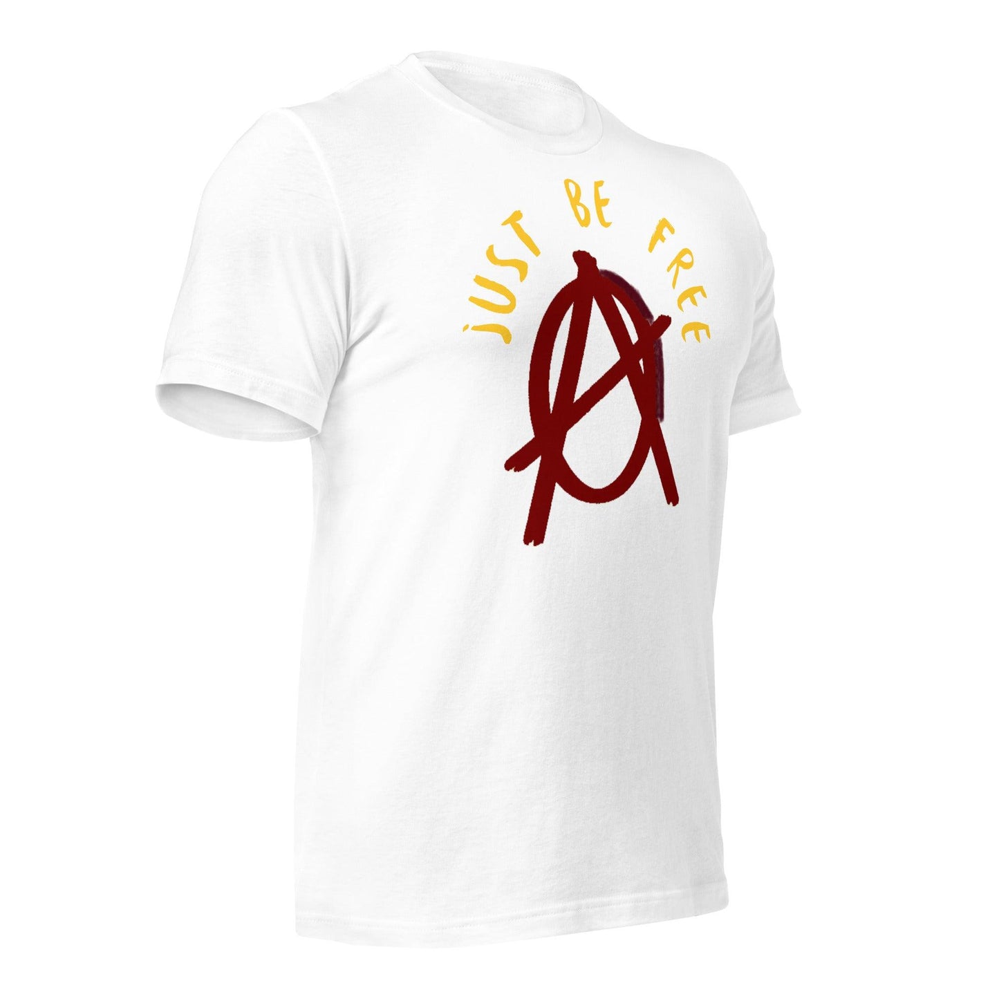Anarchy Wear "Just Be Free" Red Pastels Unisex t-shirt - AnarchyWear