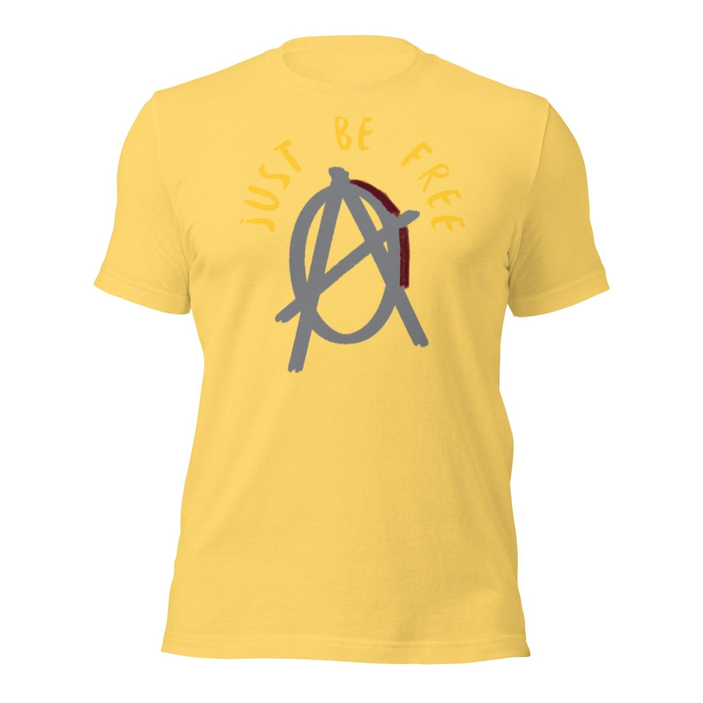 Anarchy Wear "Just Be Free" Grey Pastels Unisex t-shirt - AnarchyWear