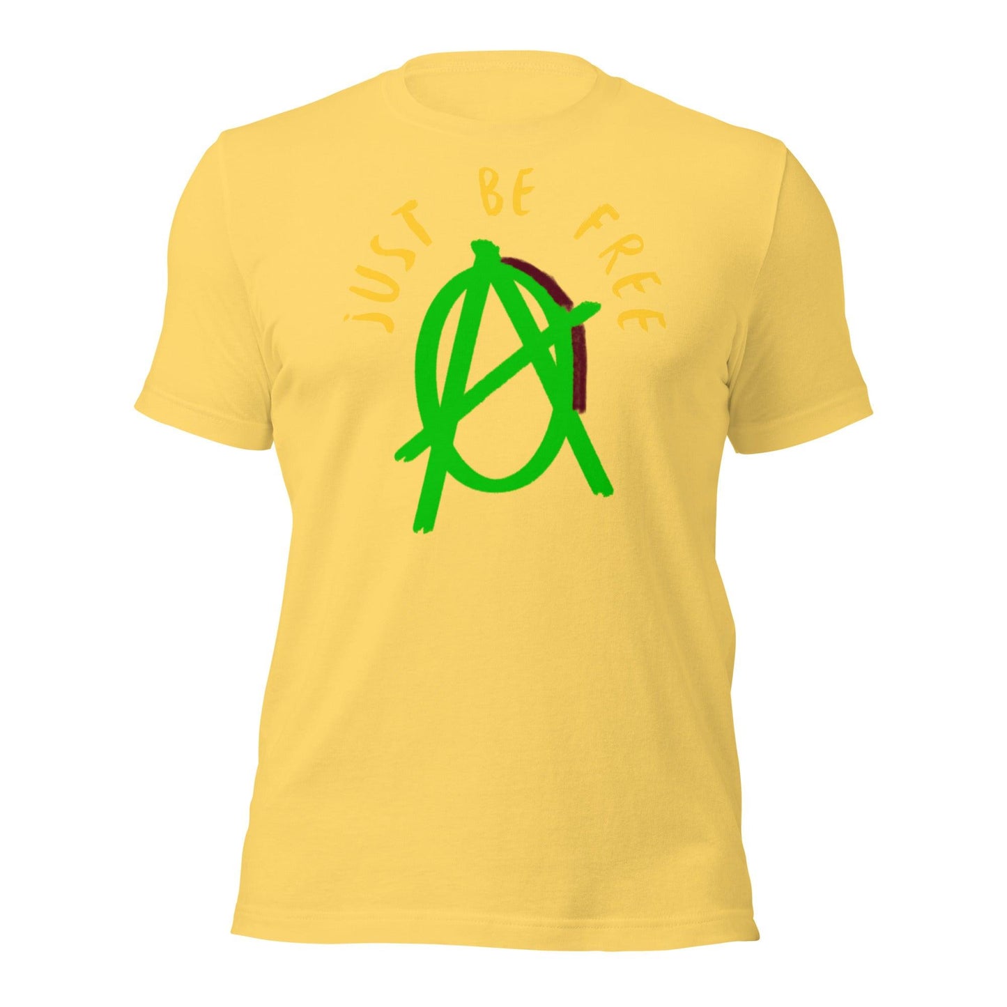 Anarchy Wear "Just Be Free" Green Pastels Unisex t-shirt - AnarchyWear