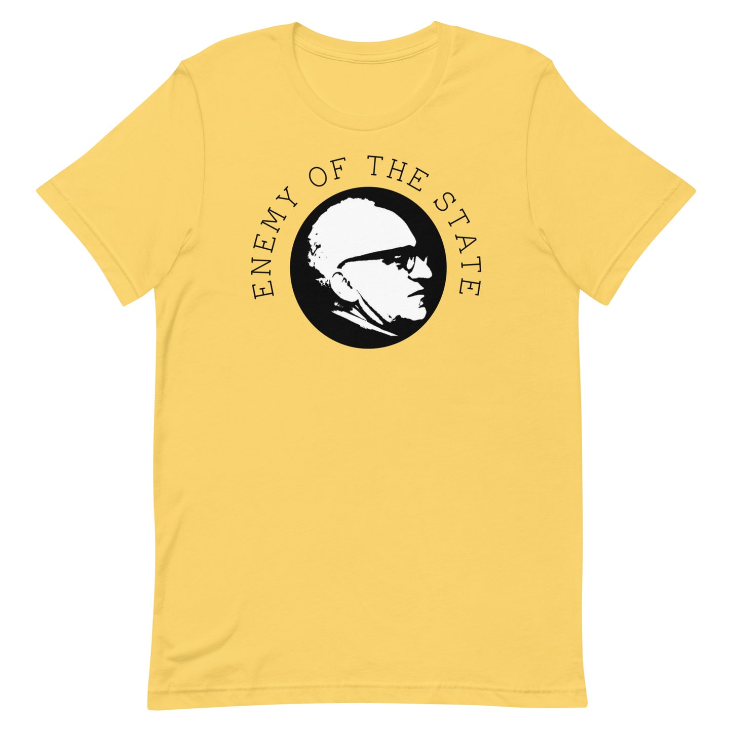 Anarchy Wear Black on Pastels "Enemy of The State" Unisex t-shirt