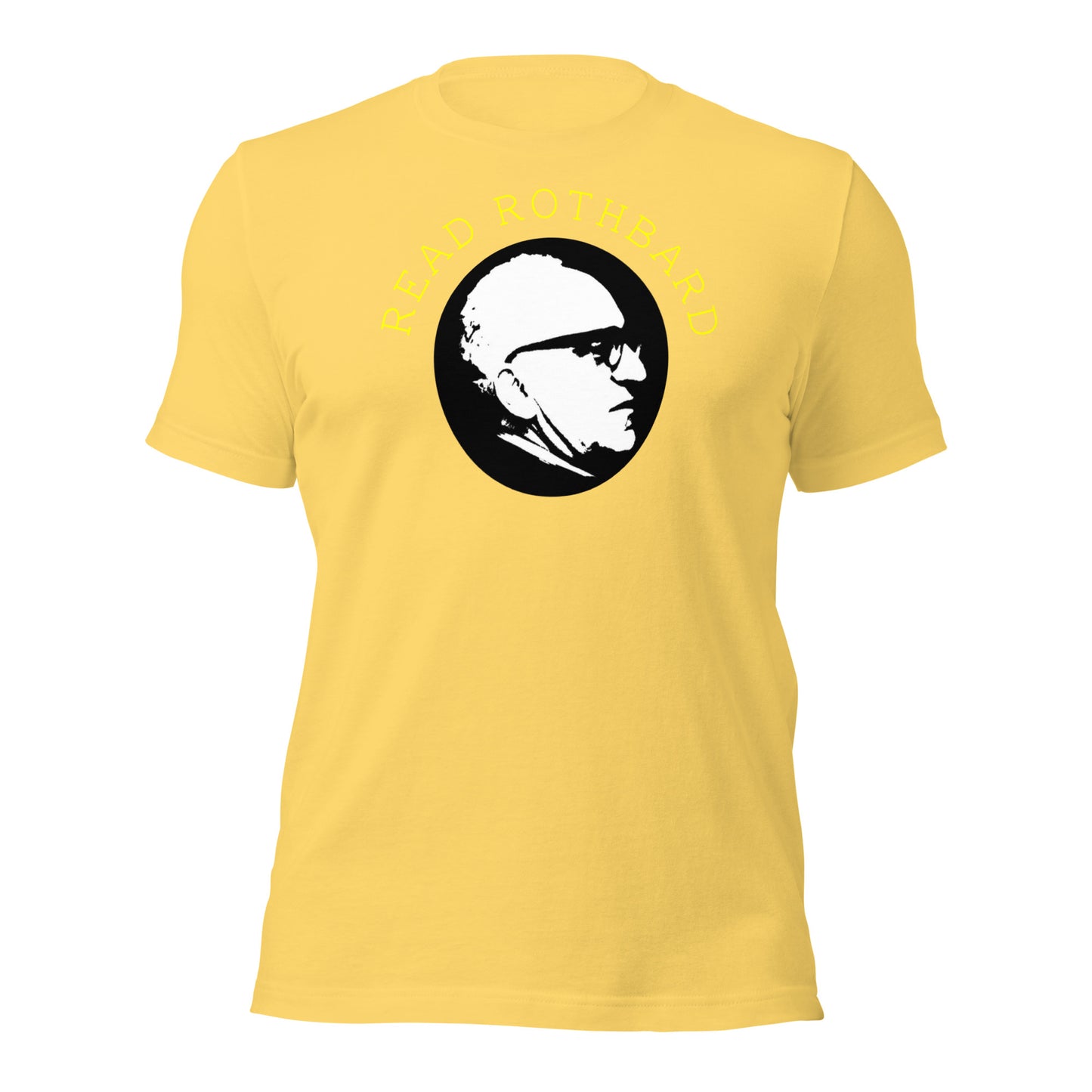 Anarchy Wear Gold on Pastels "Read Rothbard" Unisex t-shirt