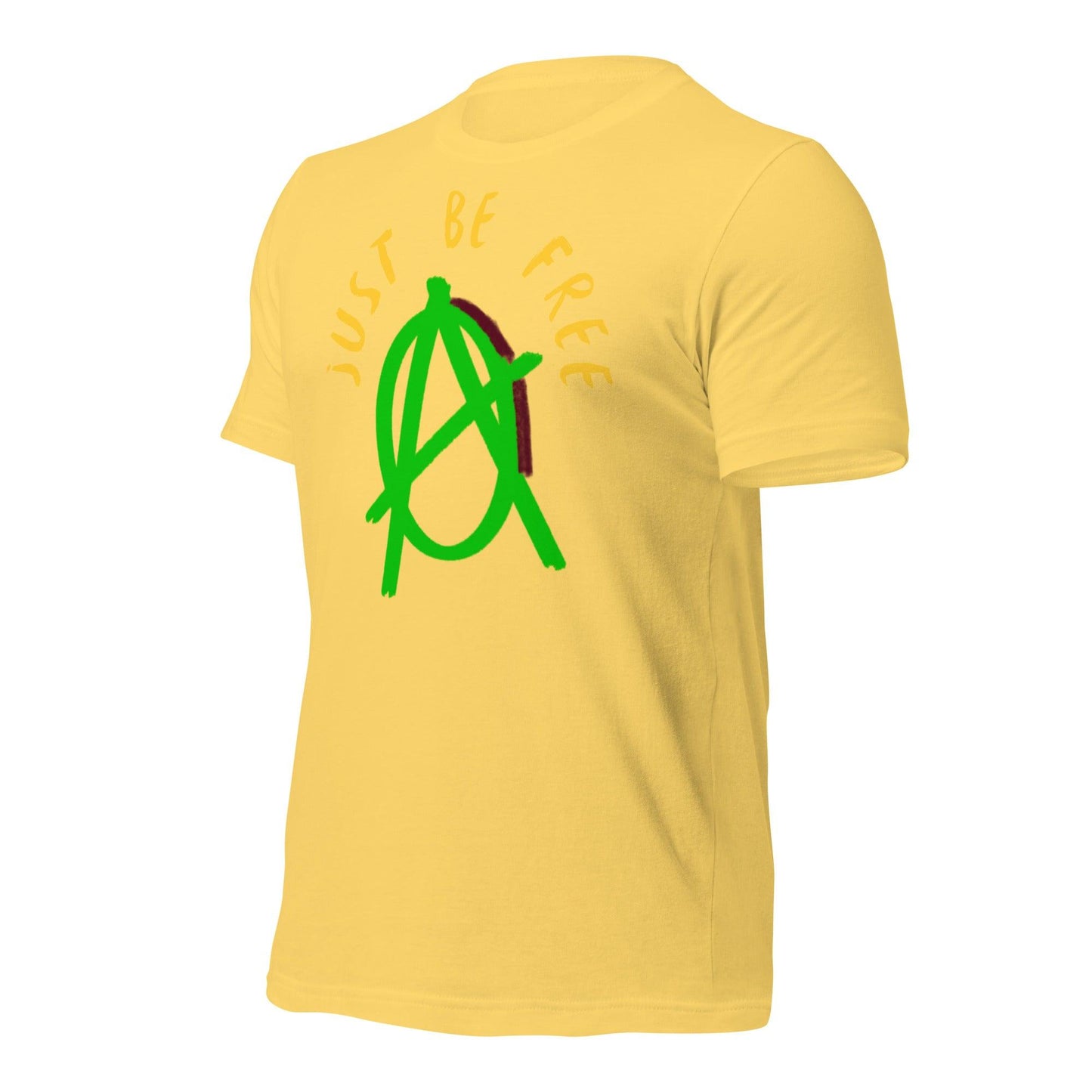 Anarchy Wear "Just Be Free" Green Pastels Unisex t-shirt - AnarchyWear