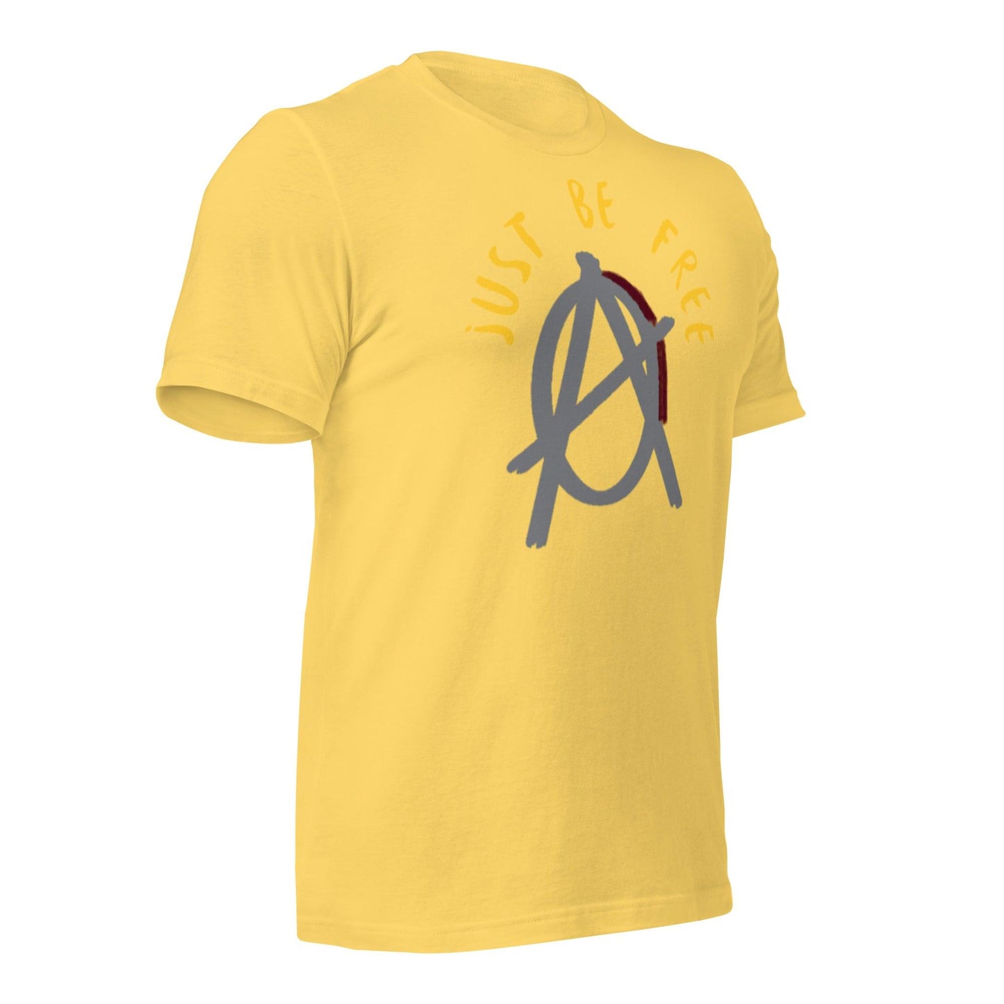 Anarchy Wear "Just Be Free" Grey Pastels Unisex t-shirt - AnarchyWear