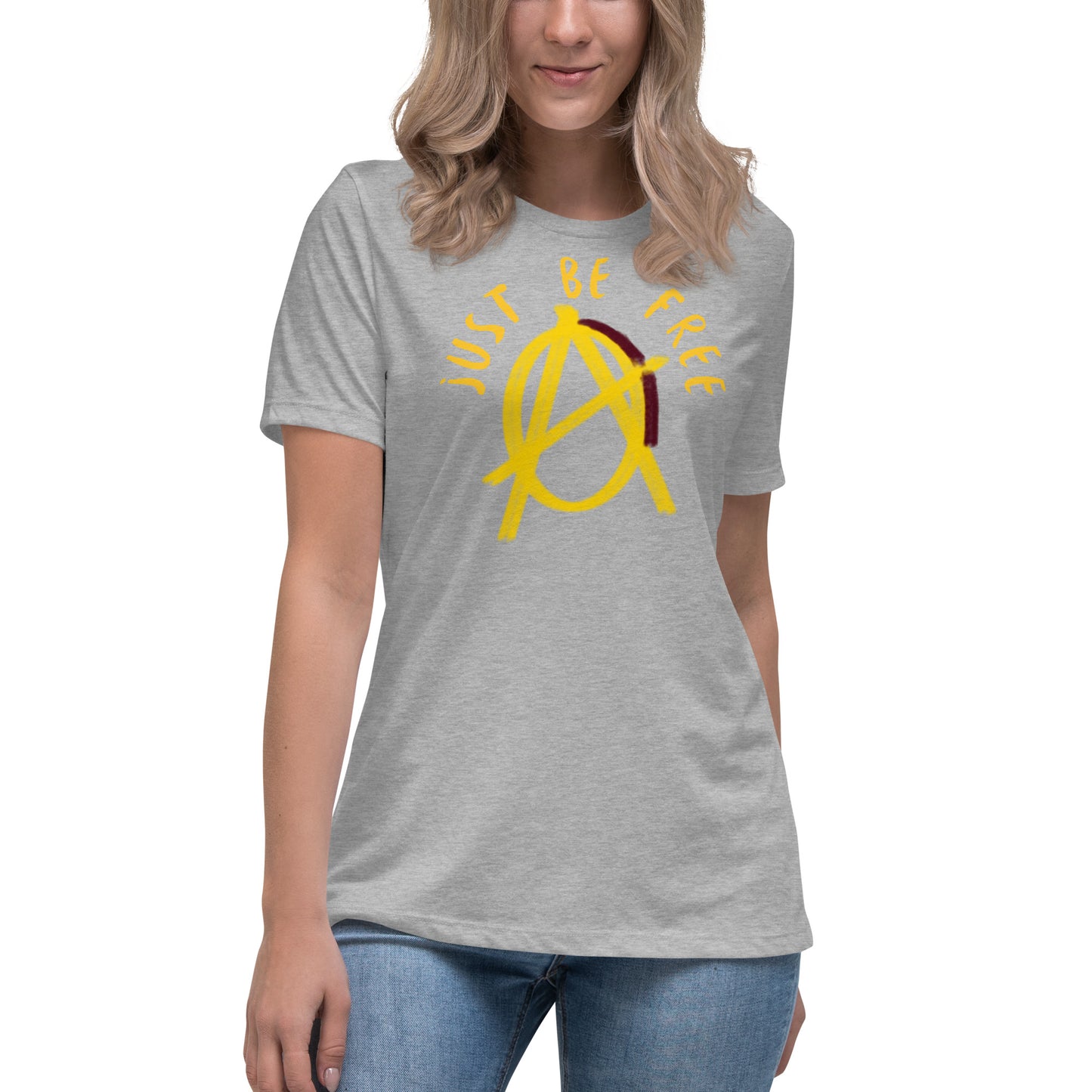 Anarchy Wear "Just Be Free" Women's Relaxed T-Shirt