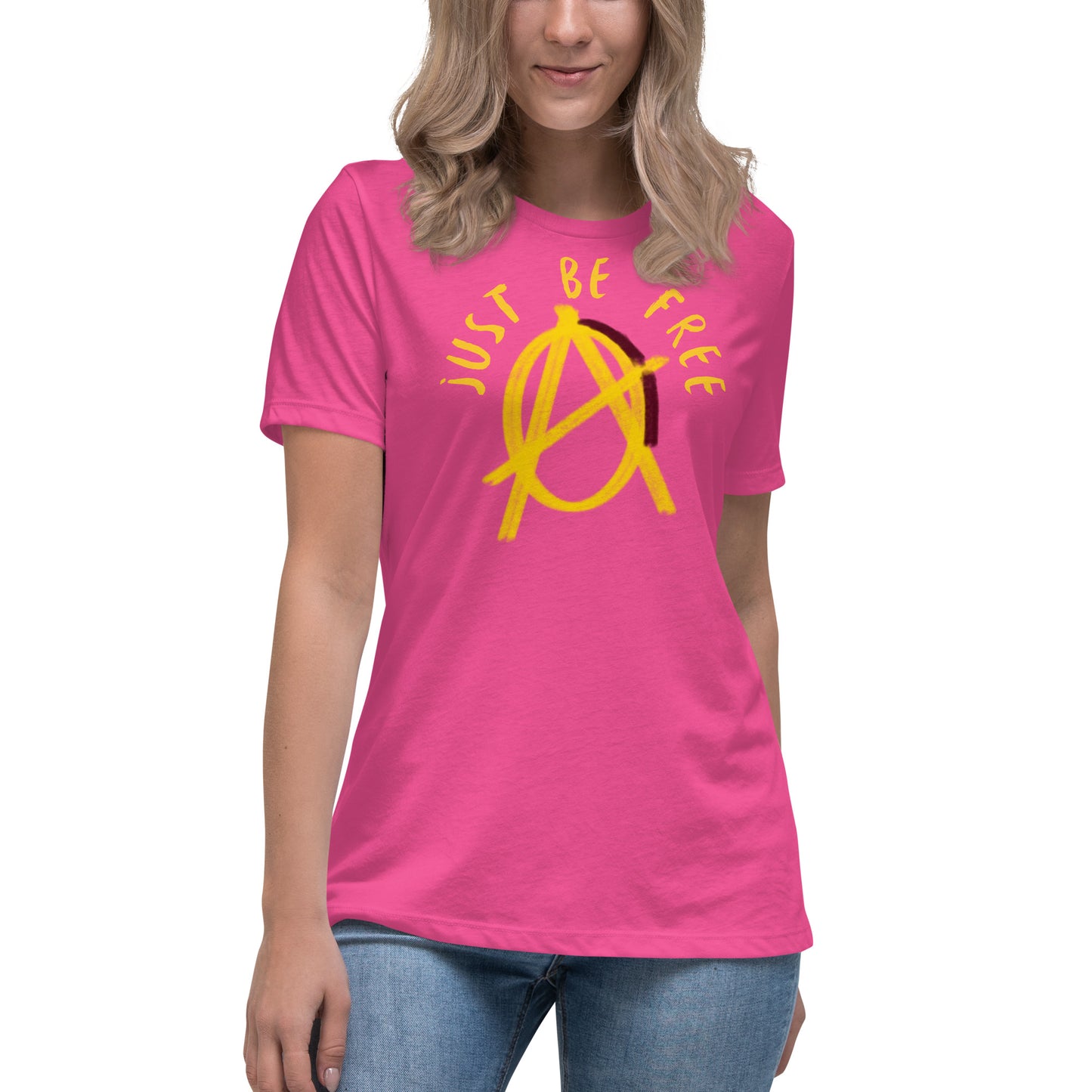 Anarchy Wear "Just Be Free" Women's Relaxed T-Shirt