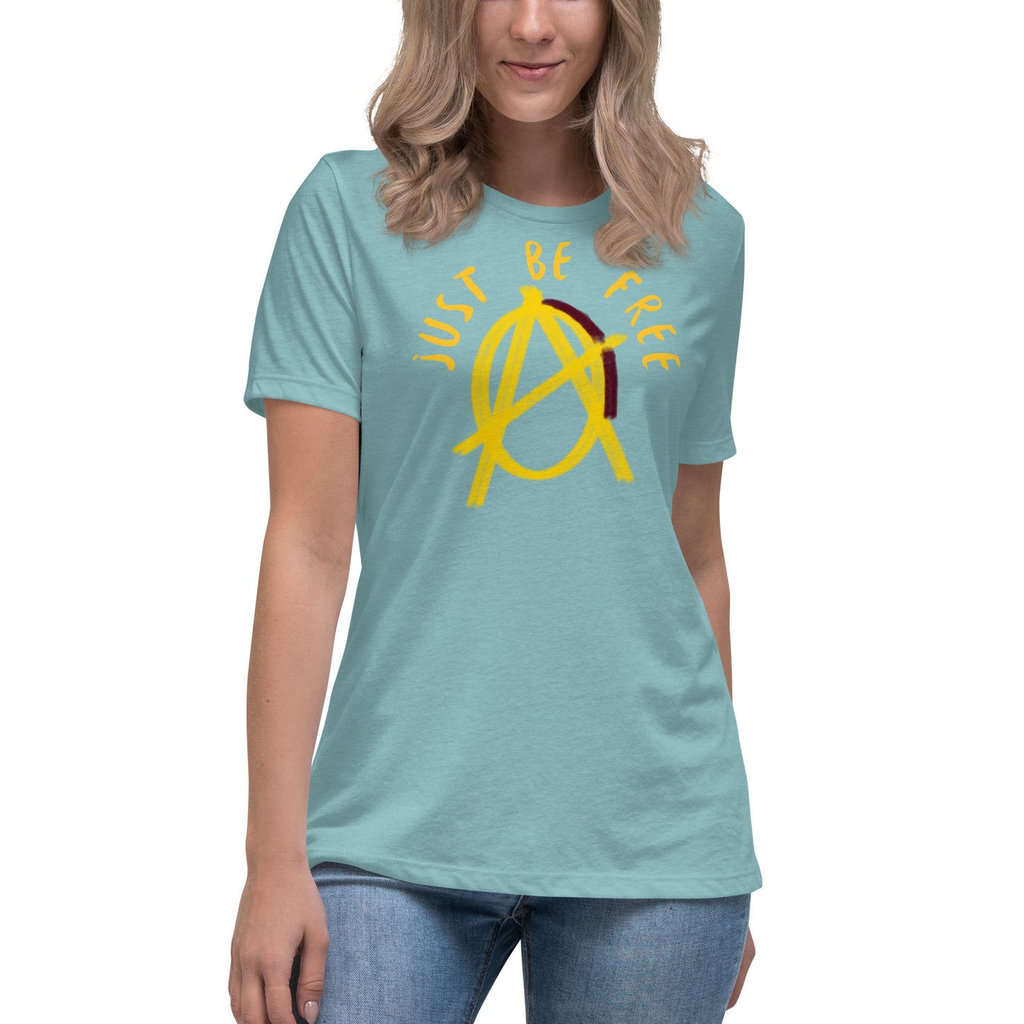 Anarchy Wear "Just Be Free" Women's Relaxed T-Shirt