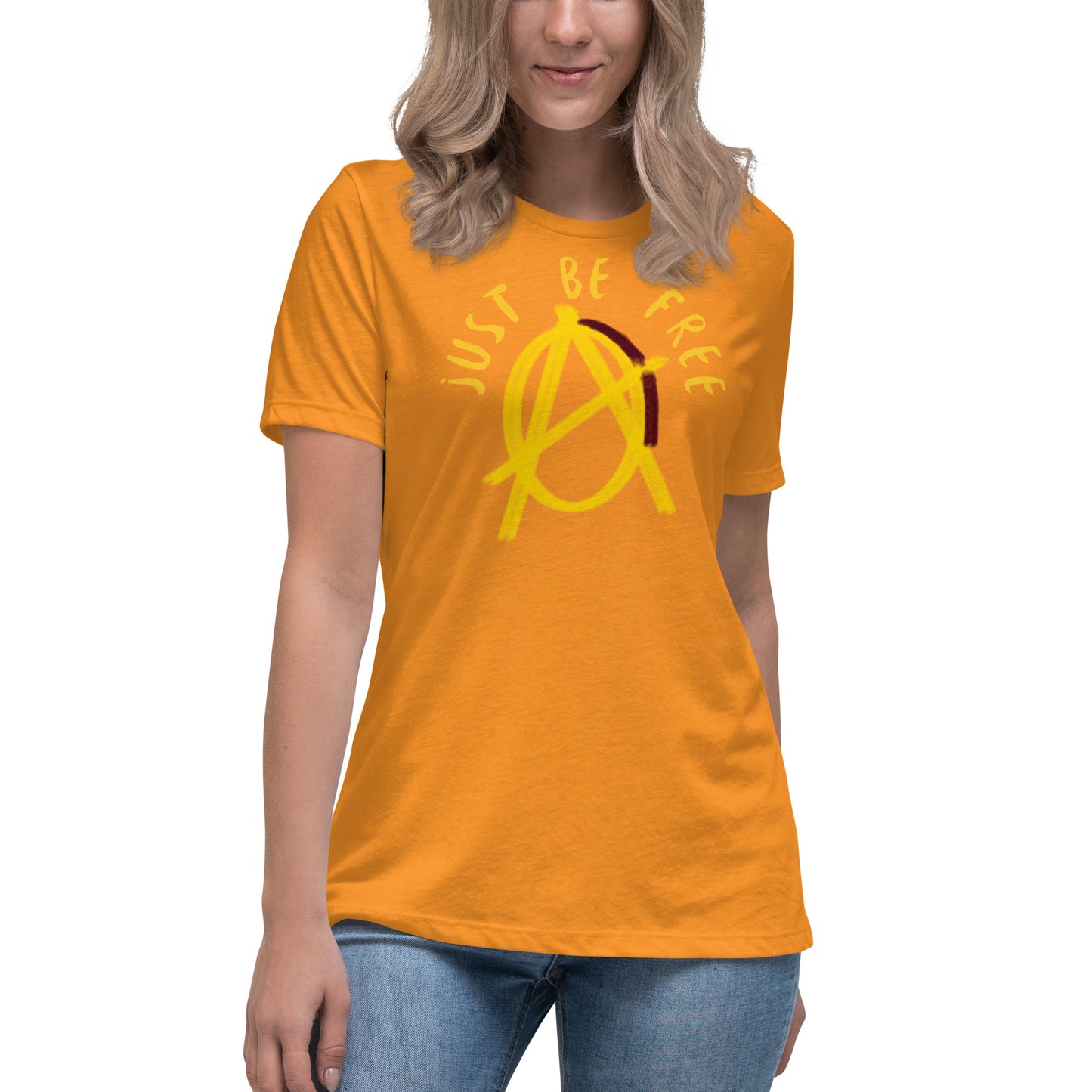 Anarchy Wear "Just Be Free" Women's Relaxed T-Shirt