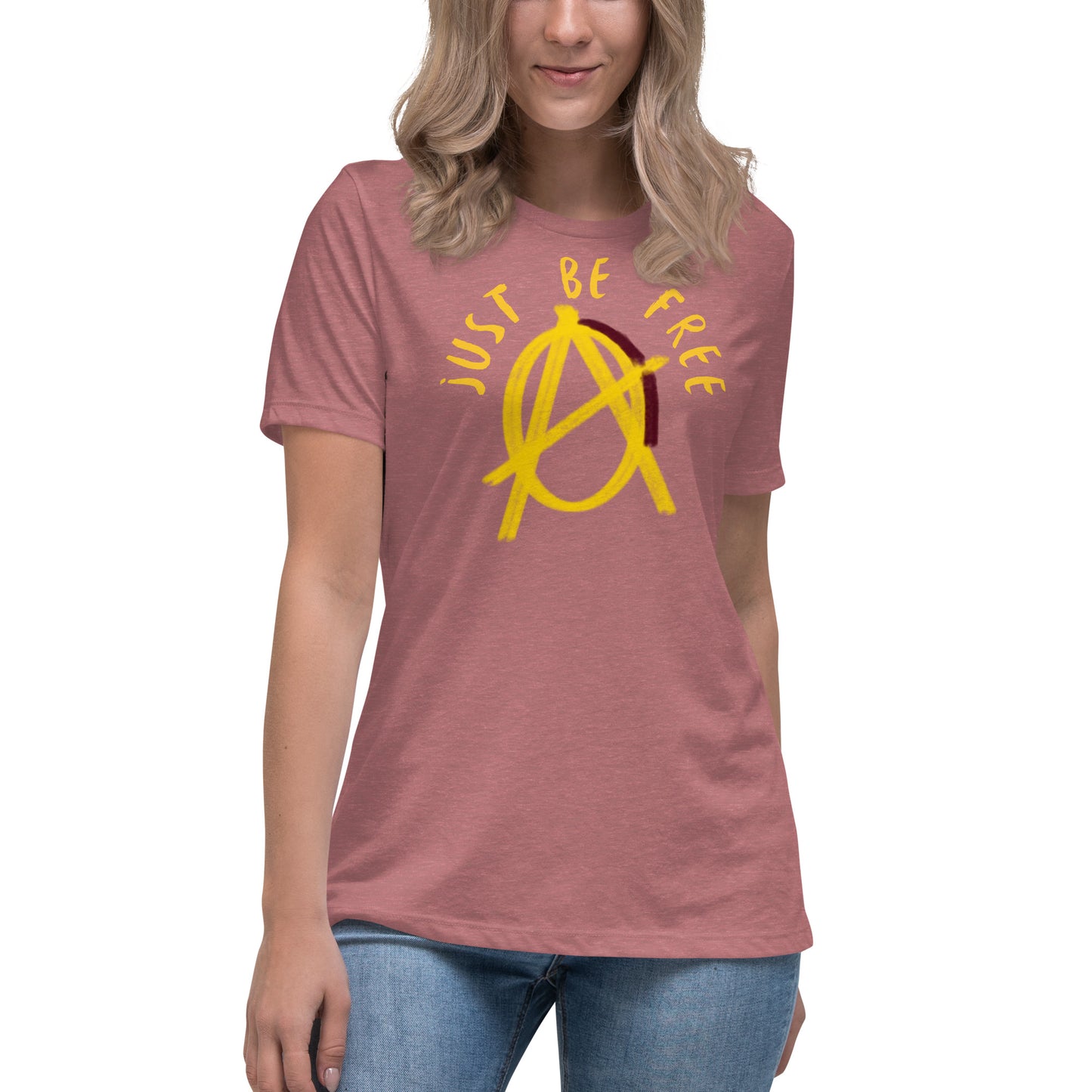 Anarchy Wear "Just Be Free" Women's Relaxed T-Shirt