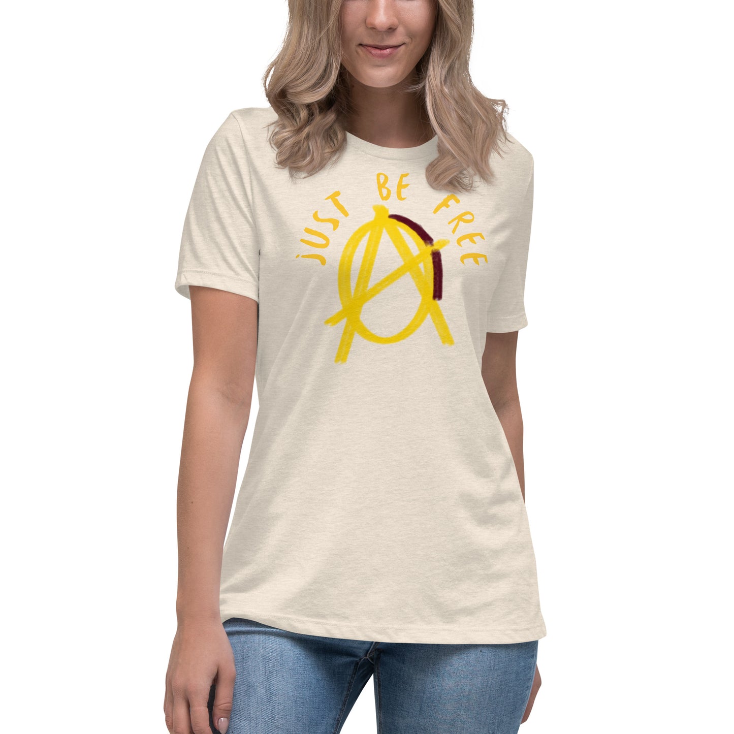 Anarchy Wear "Just Be Free" Women's Relaxed T-Shirt