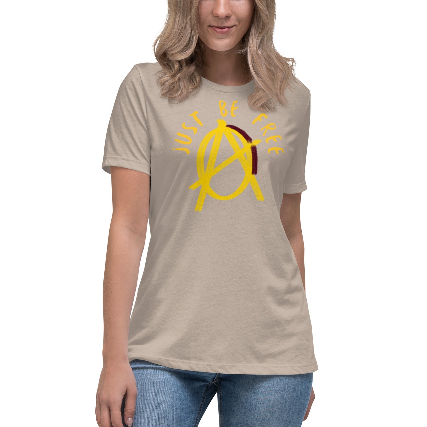 Anarchy Wear "Just Be Free" Women's Relaxed T-Shirt