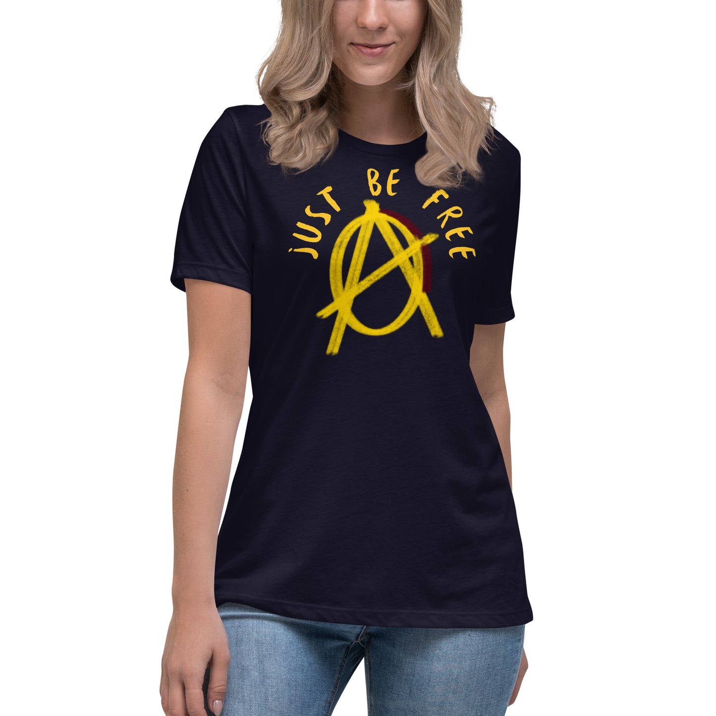 Anarchy Wear "Just Be Free" Women's Relaxed T-Shirt