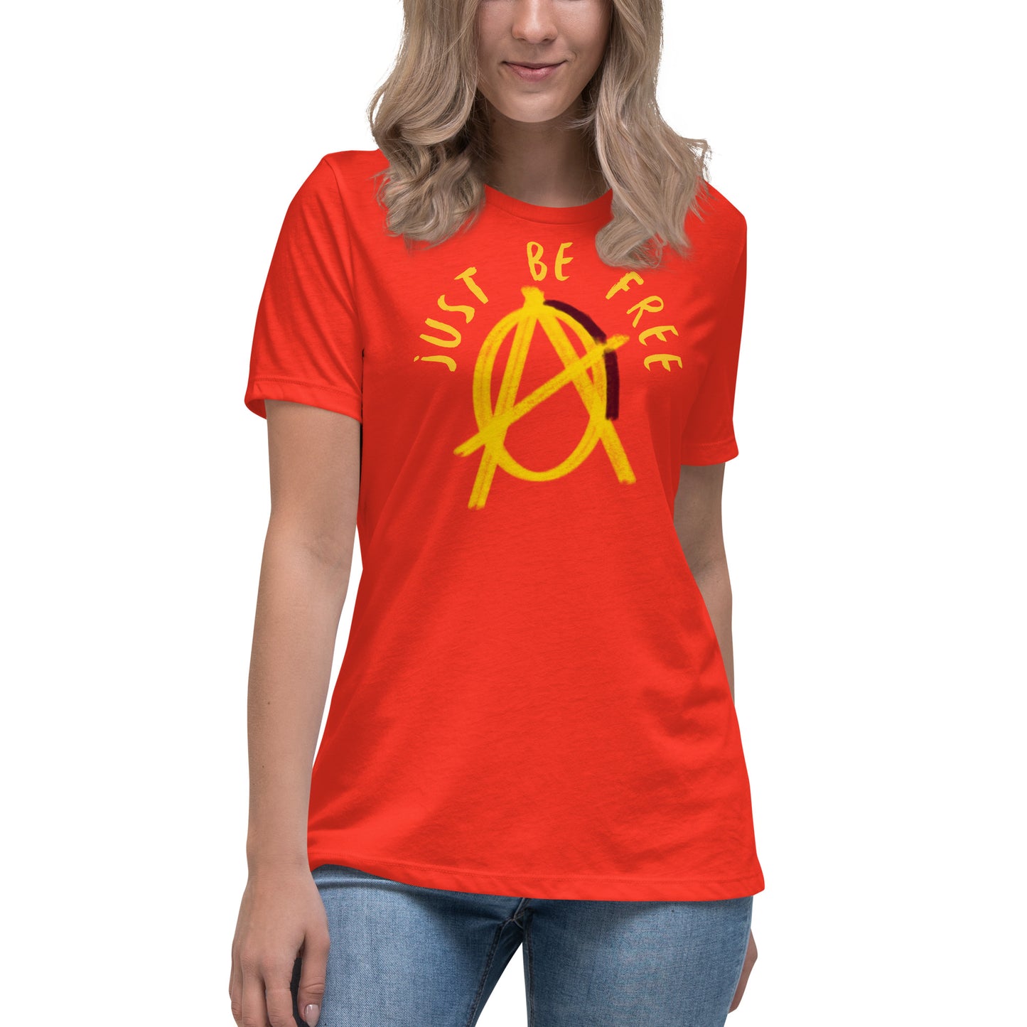 Anarchy Wear "Just Be Free" Women's Relaxed T-Shirt