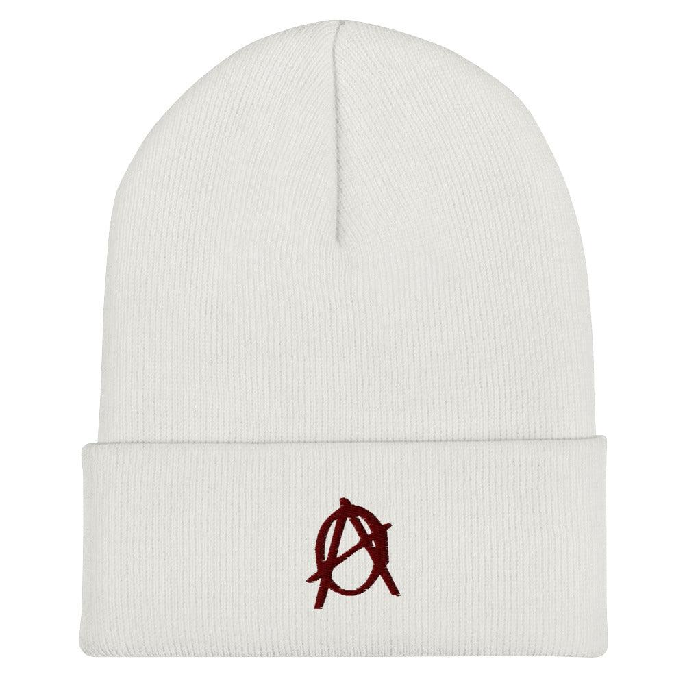Anarchy Red Cuffed Beanie - AnarchyWear