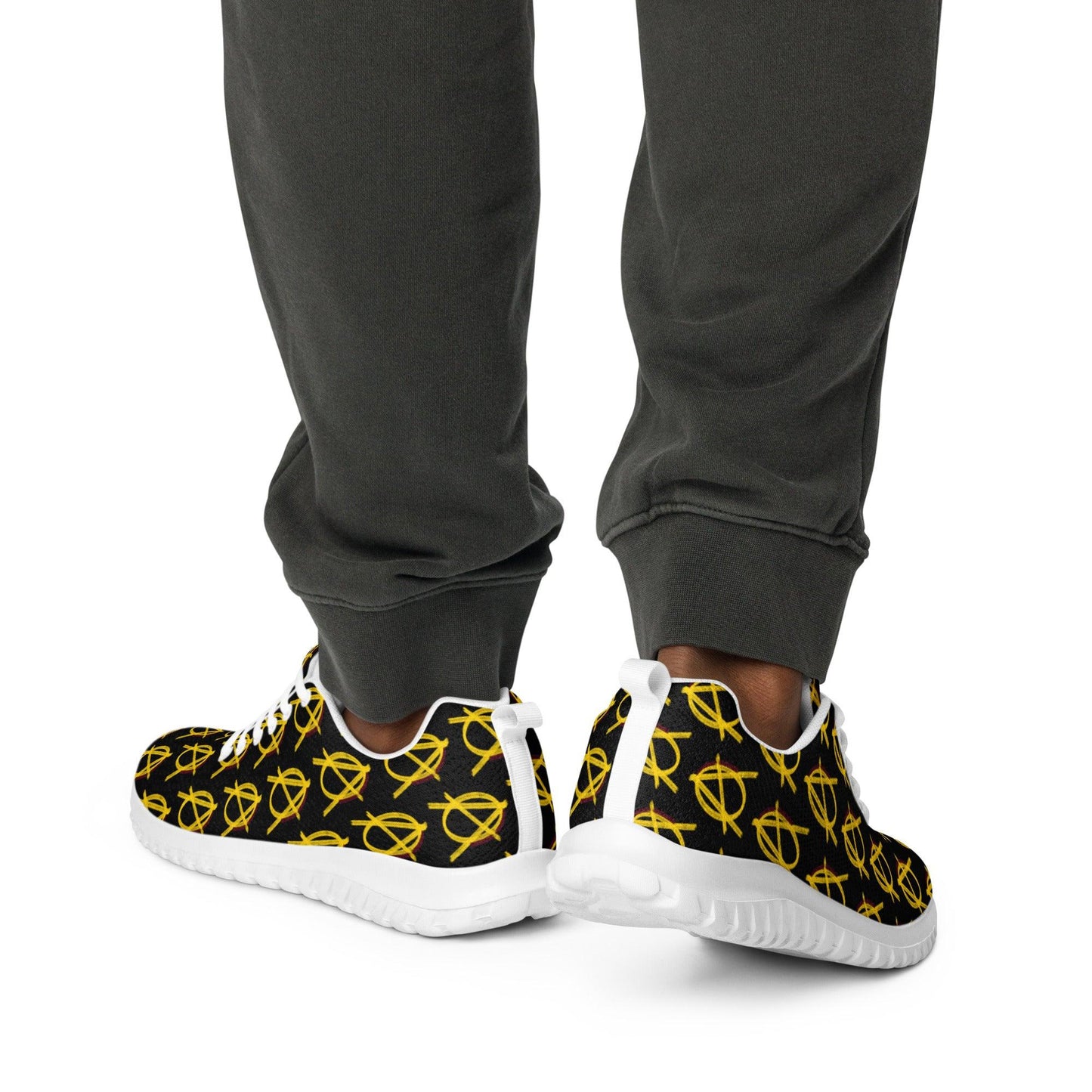 Anarchy Wear Black and Gold Men's Athletic Shoes - AnarchyWear