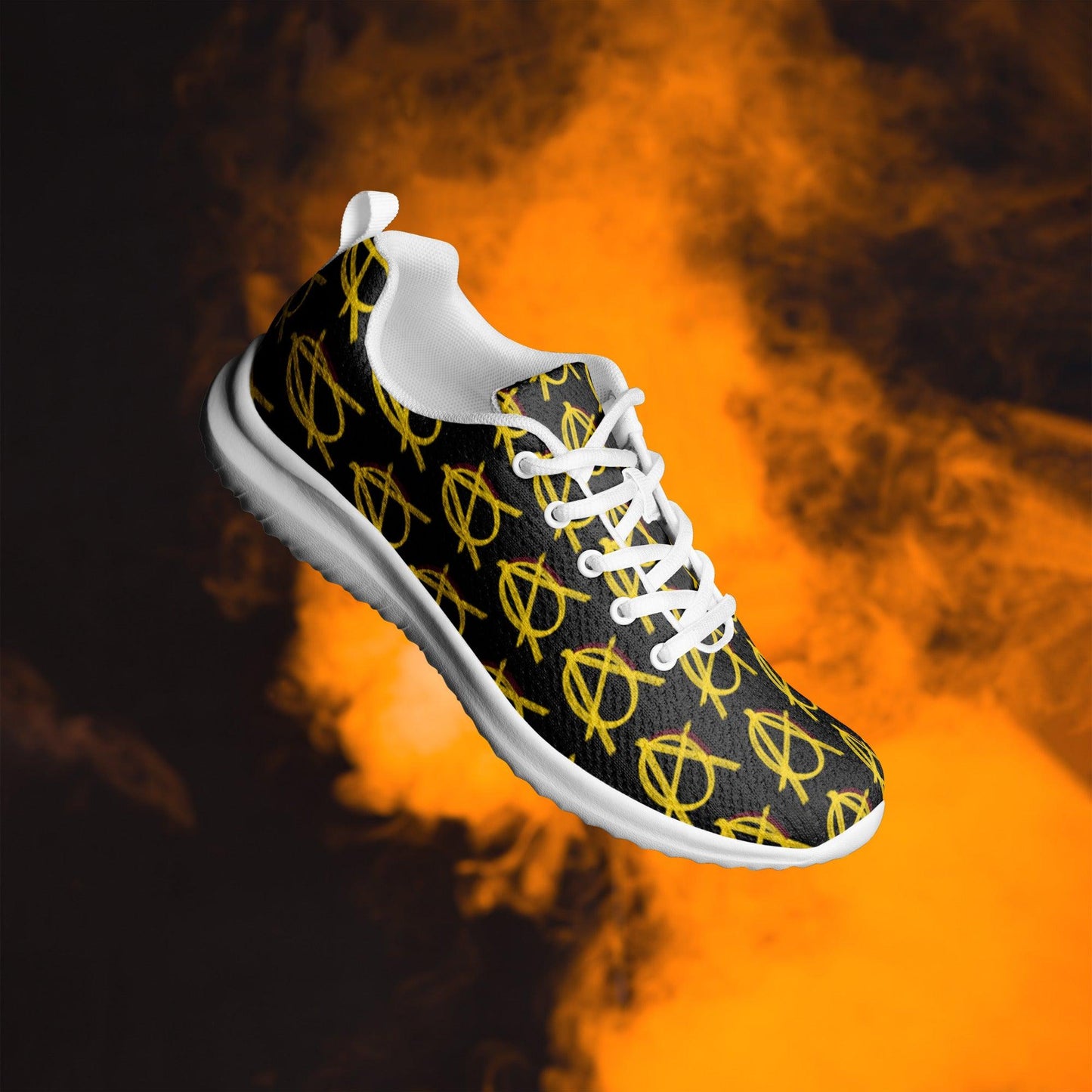 Anarchy Wear Black and Gold Men's Athletic Shoes - AnarchyWear