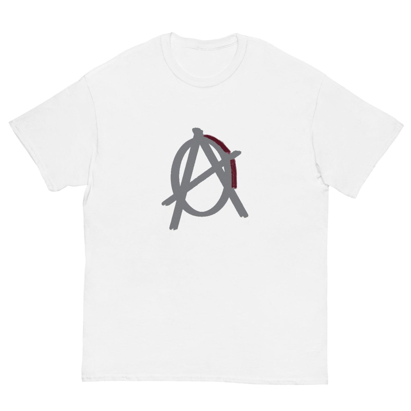 Anarchy Grey Classic tee - AnarchyWear