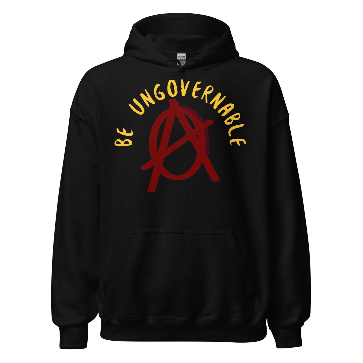 Anarchy Wear Red "Be Ungovernable" Hoodie - AnarchyWear