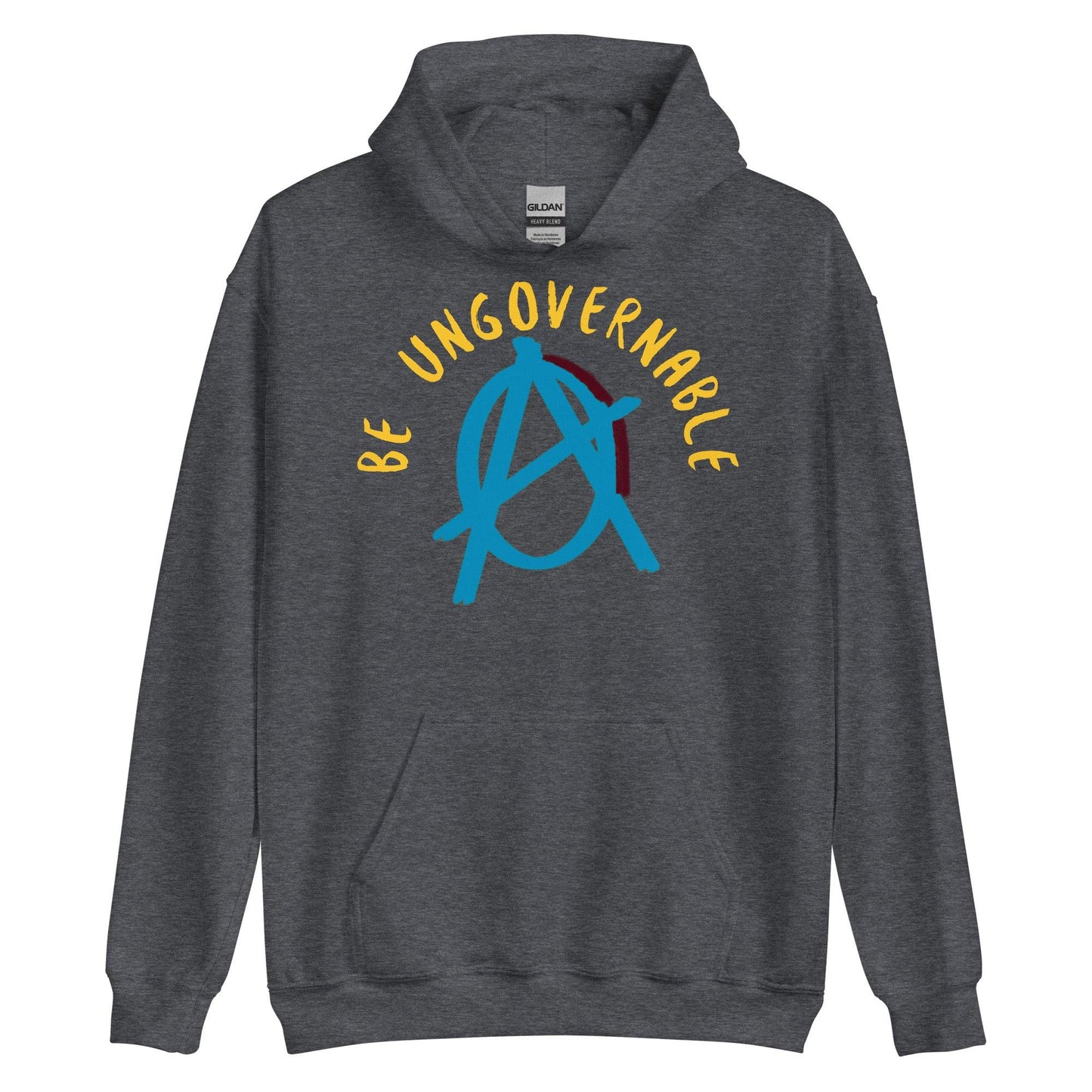 Anarchy Wear Blue "Be Ungovernable" Hoodie - AnarchyWear