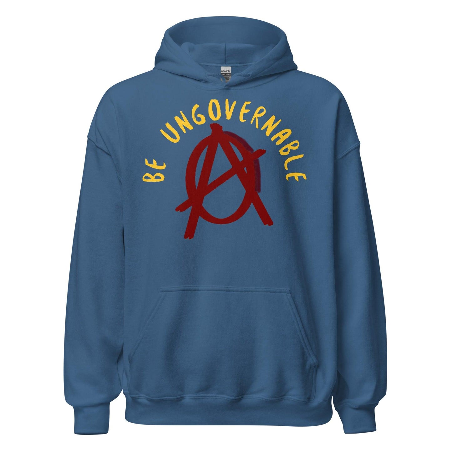 Anarchy Wear Red "Be Ungovernable" Hoodie - AnarchyWear