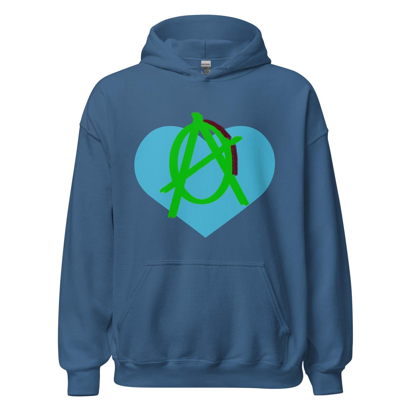 Anarchy Wear Green Love Hoodie - AnarchyWear