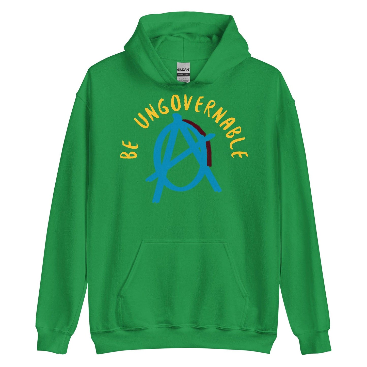 Anarchy Wear Blue "Be Ungovernable" Hoodie - AnarchyWear