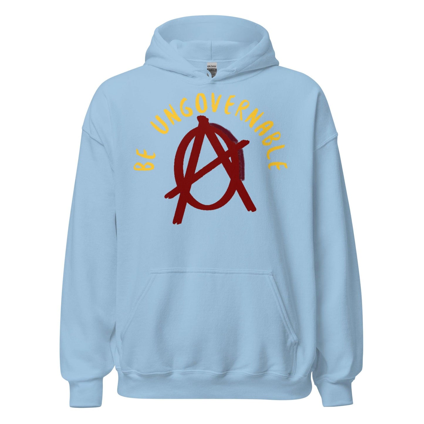 Anarchy Wear Red "Be Ungovernable" Hoodie - AnarchyWear