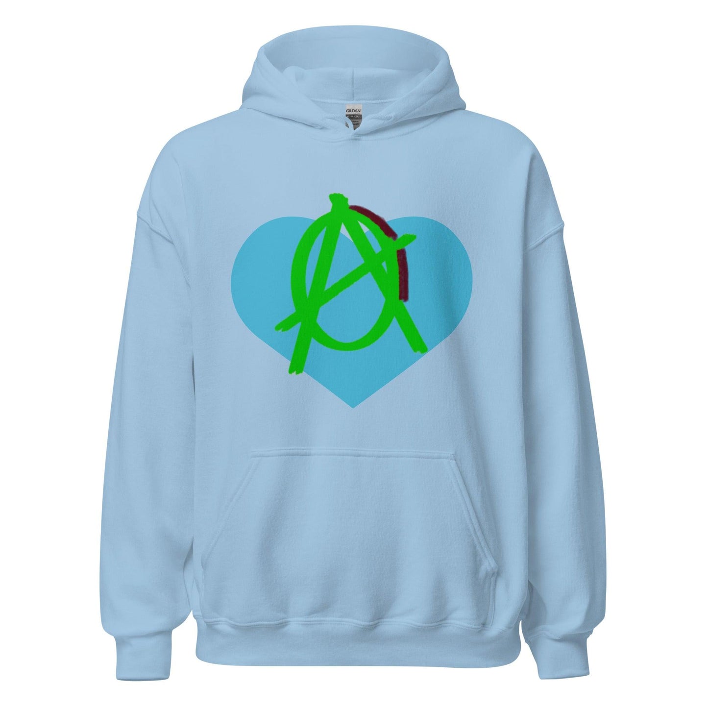 Anarchy Wear Green Love Hoodie - AnarchyWear