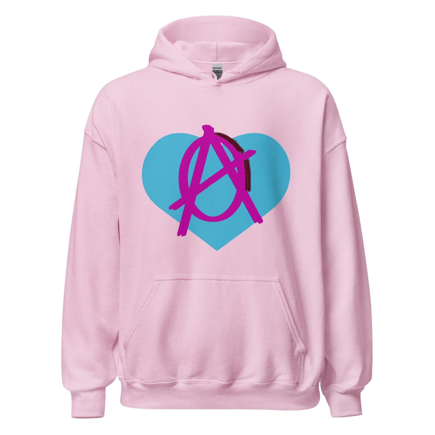 Anarchy Wear Pink Love Hoodie - AnarchyWear